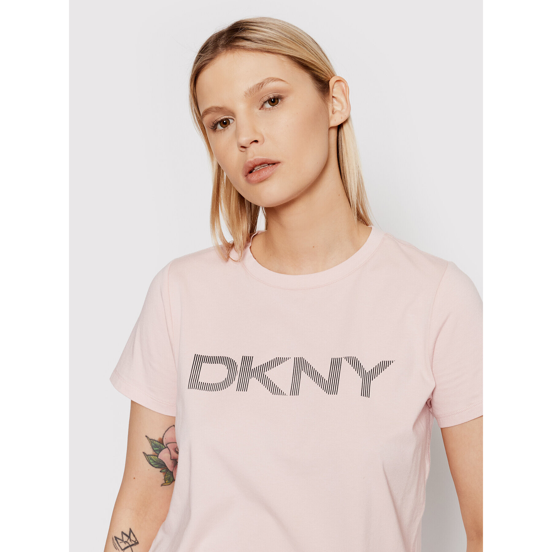 DKNY Sport Tričko DP1T6749 Ružová Regular Fit - Pepit.sk