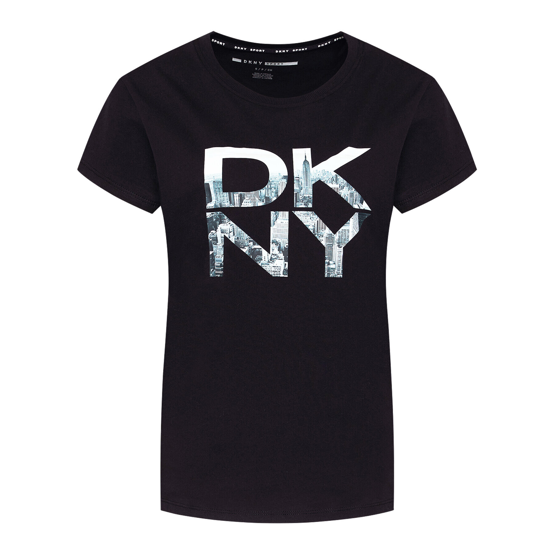 DKNY Sport Tričko DP1T8009 Čierna Regular Fit - Pepit.sk