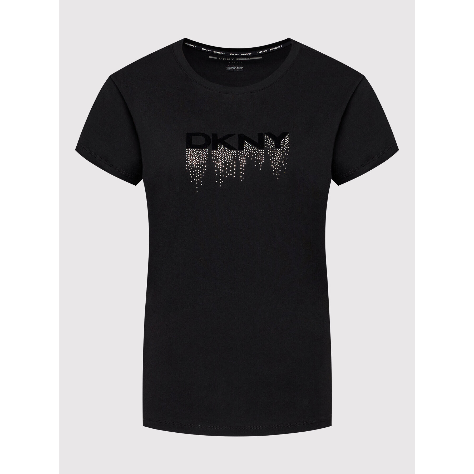 DKNY Sport Tričko DP1T8273 Čierna Relaxed Fit - Pepit.sk