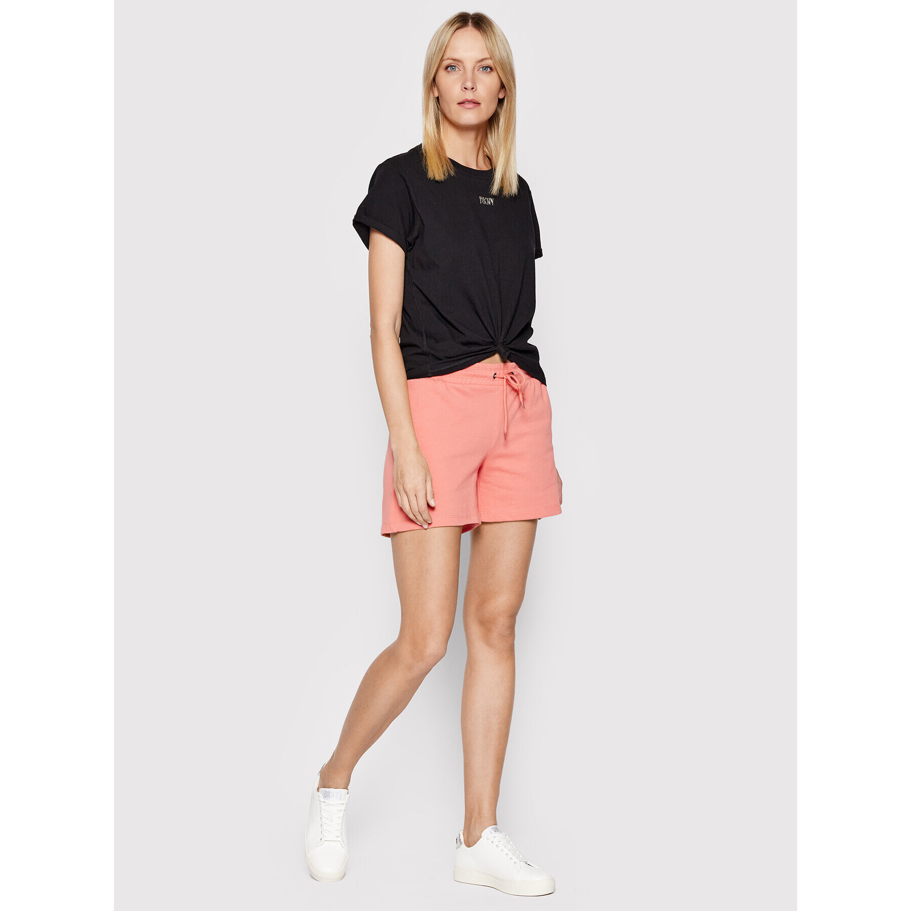 DKNY Sport Tričko DP1T8521 Čierna Regular Fit - Pepit.sk