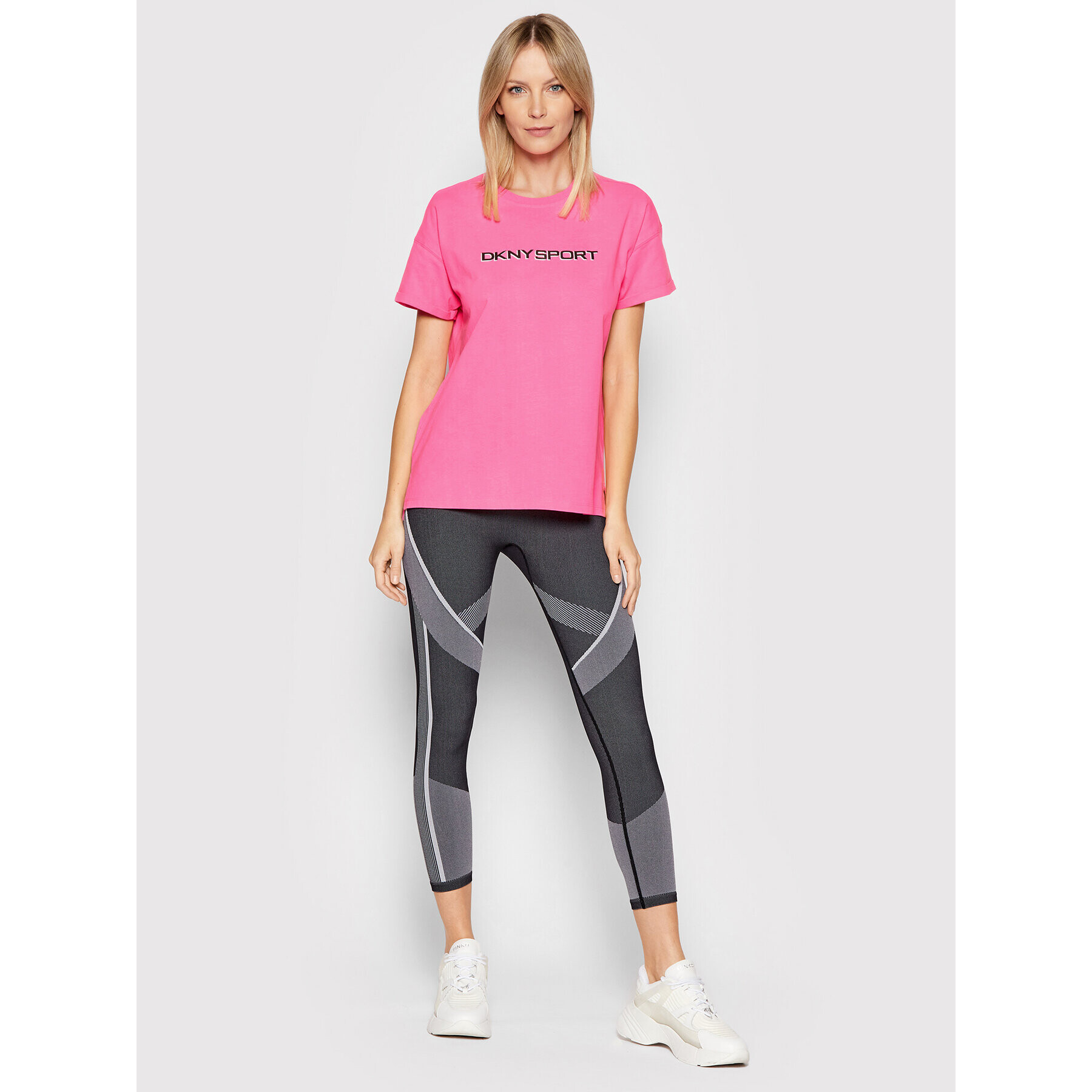 DKNY Sport Tričko DP1T8771 Ružová Regular Fit - Pepit.sk