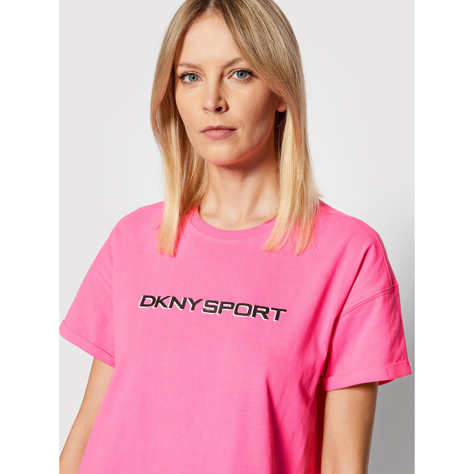 DKNY Sport Tričko DP1T8771 Ružová Regular Fit - Pepit.sk