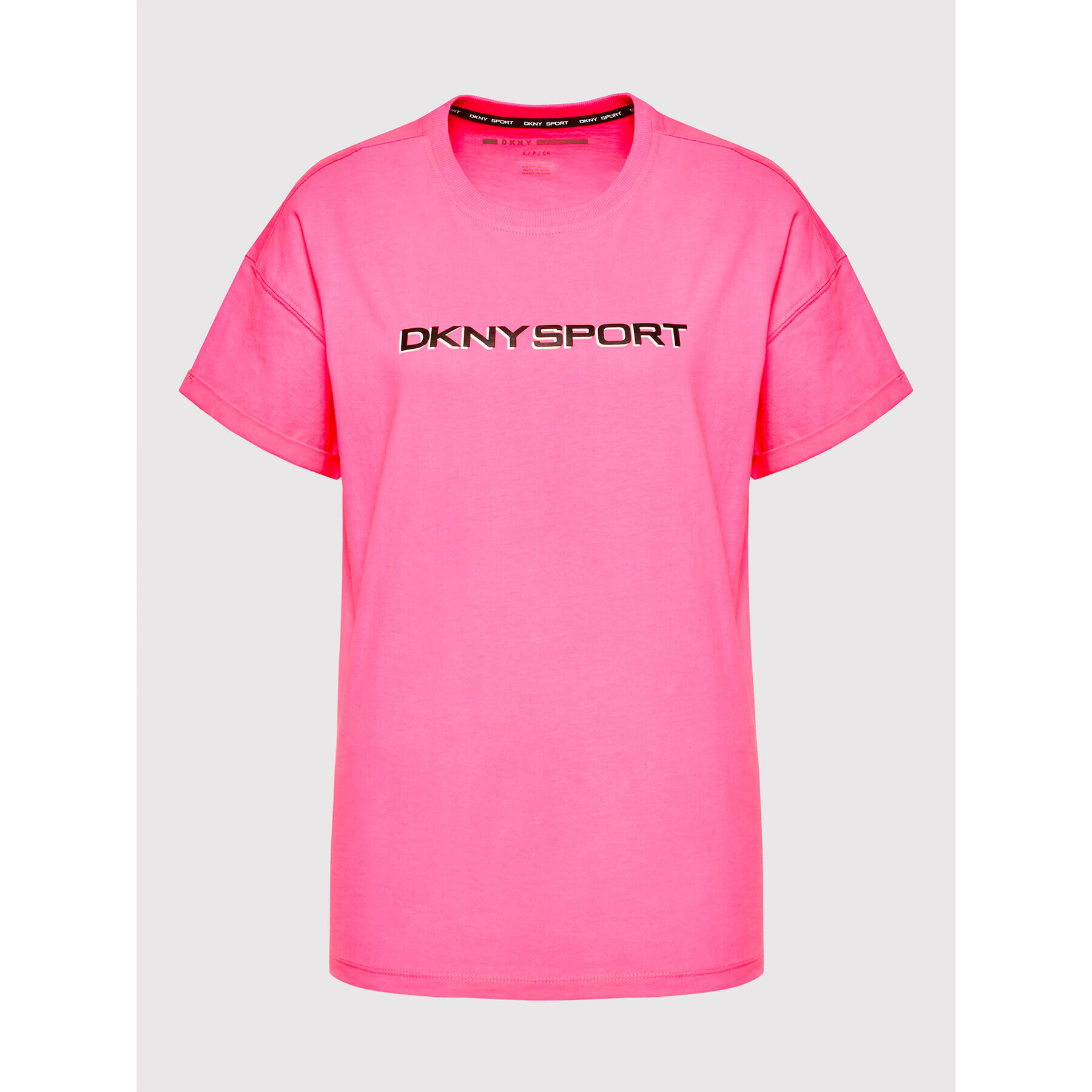 DKNY Sport Tričko DP1T8771 Ružová Regular Fit - Pepit.sk