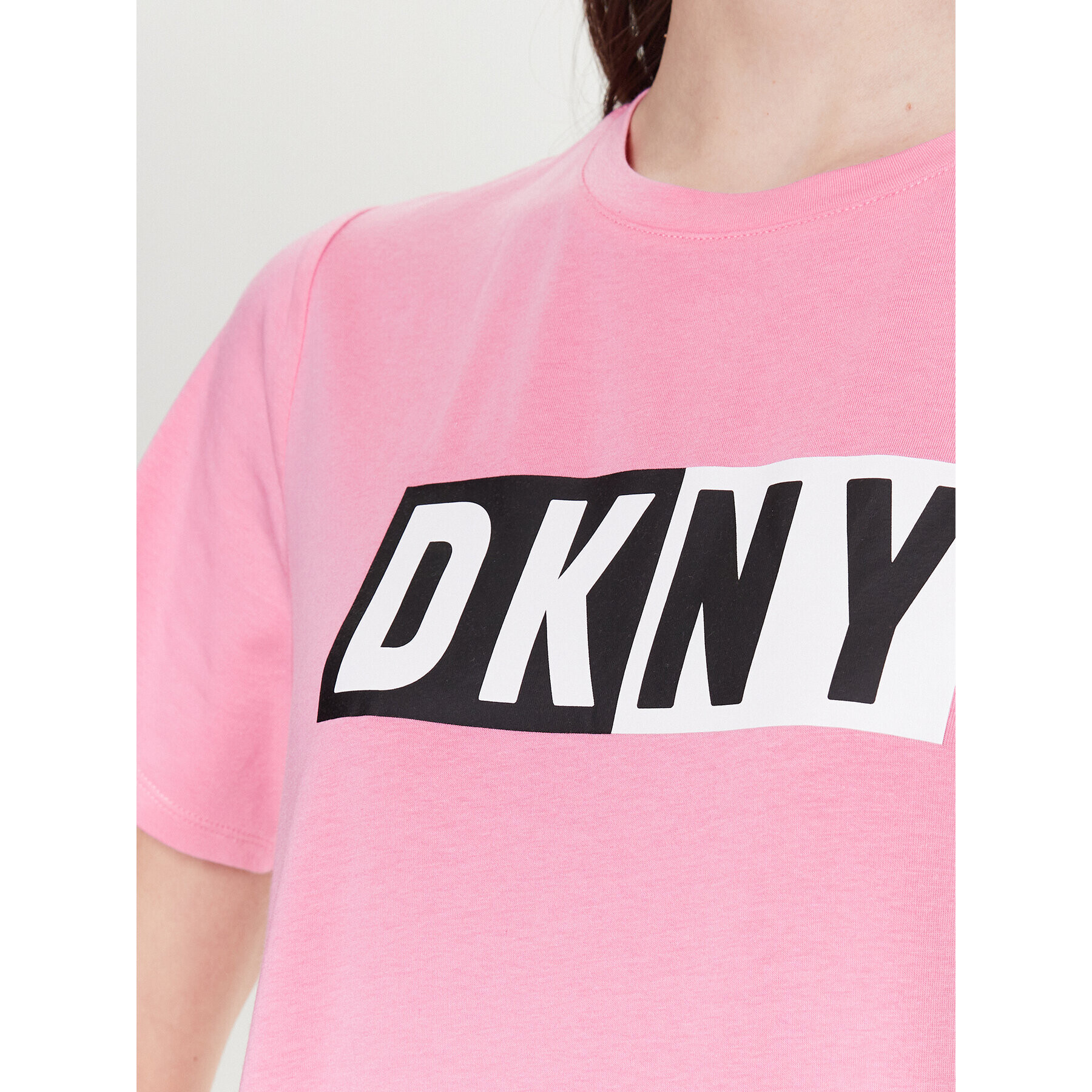 DKNY Sport Tričko DP2T5894 Ružová Classic Fit - Pepit.sk