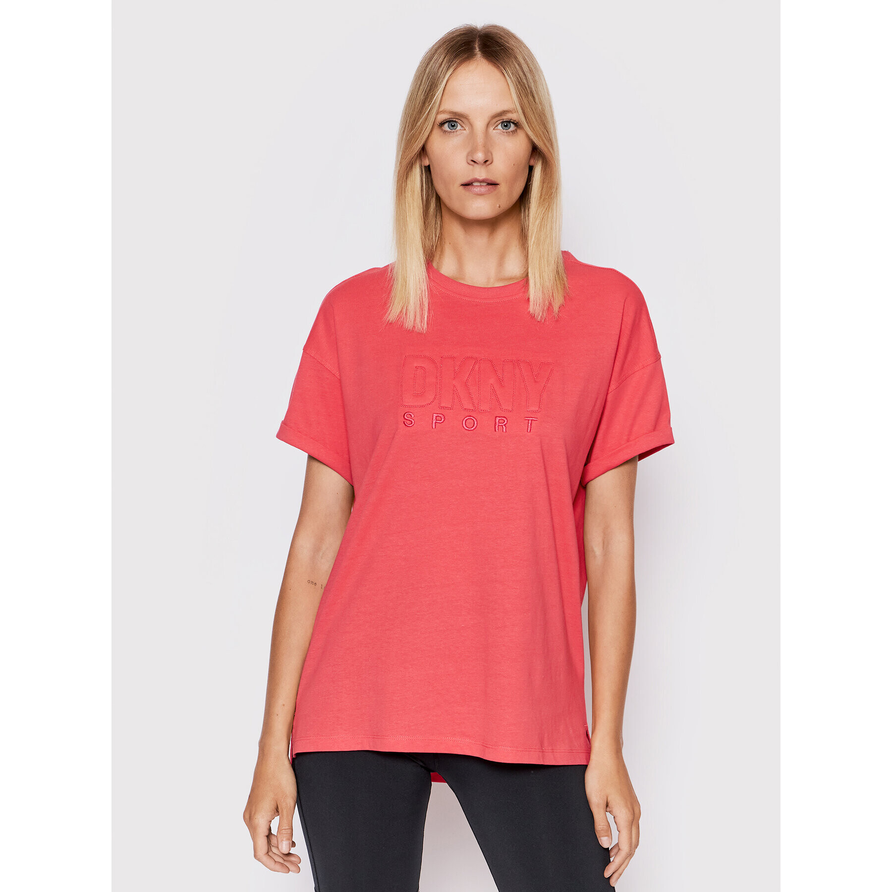 DKNY Sport Tričko DP2T8588 Ružová Regular Fit - Pepit.sk