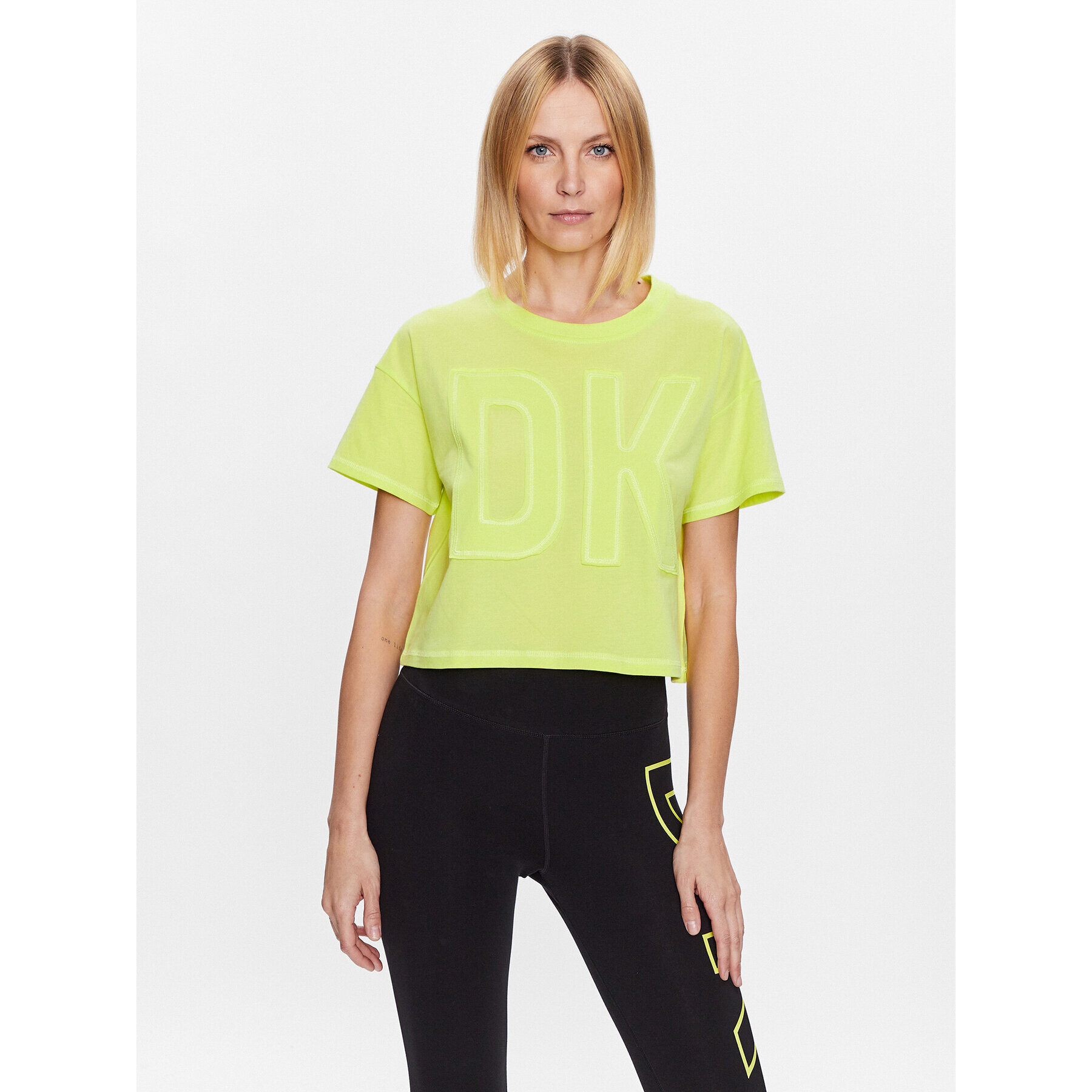 DKNY Sport Tričko DP3T9218 Žltá Classic Fit - Pepit.sk