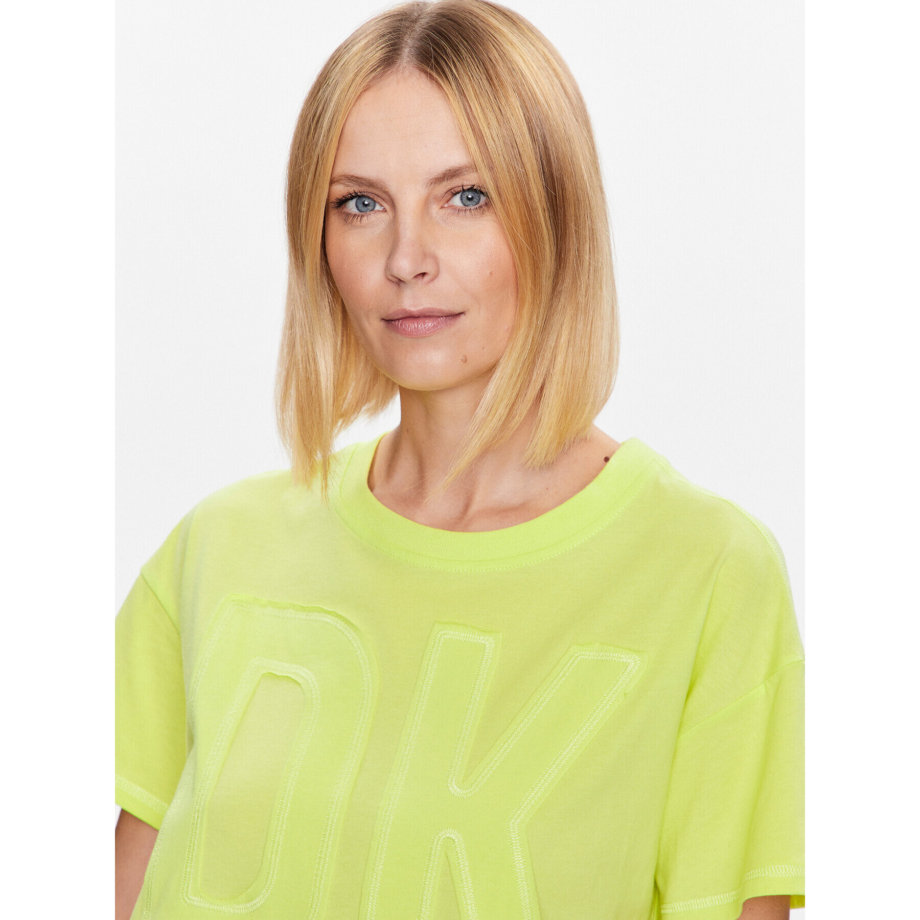 DKNY Sport Tričko DP3T9218 Žltá Classic Fit - Pepit.sk