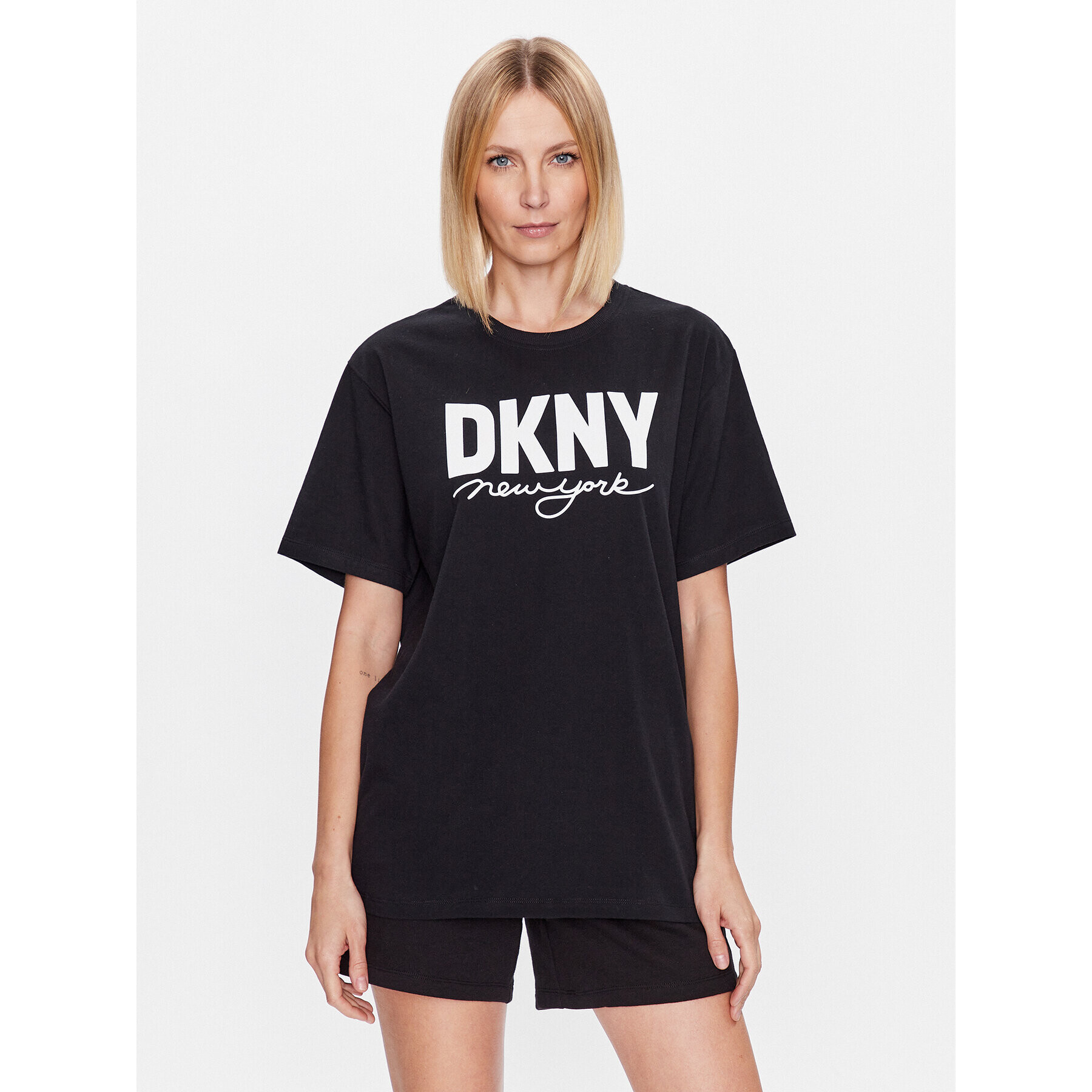 DKNY Sport Tričko DP3T9323 Čierna Classic Fit - Pepit.sk