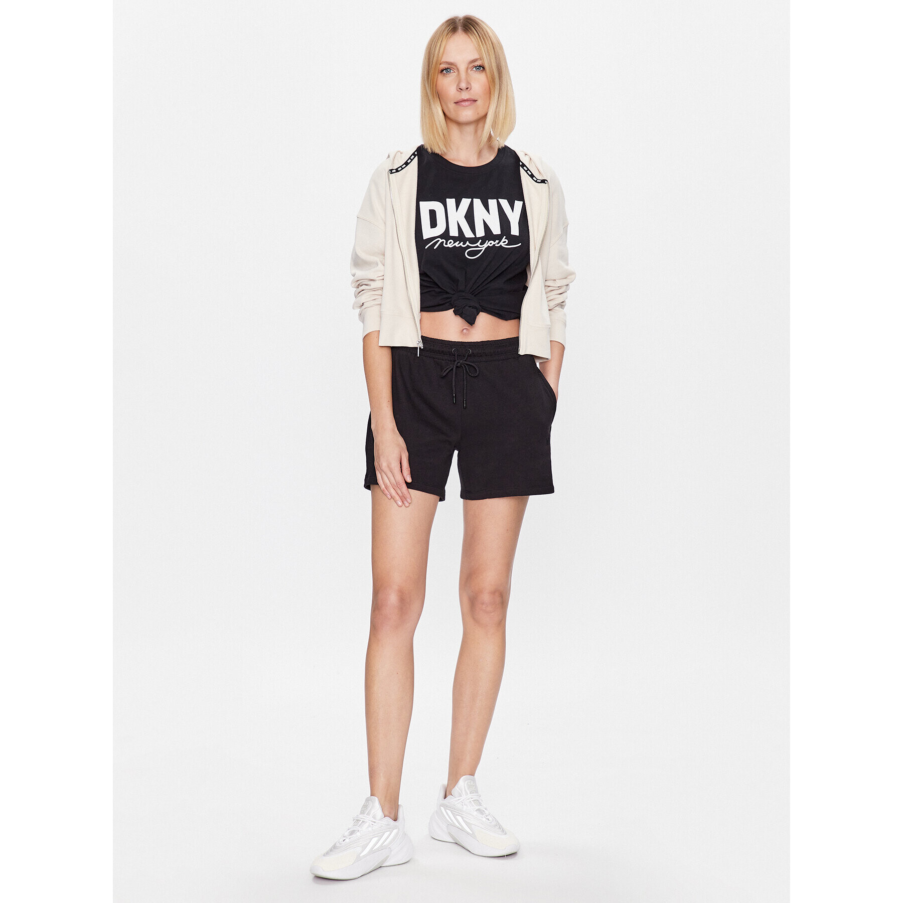 DKNY Sport Tričko DP3T9323 Čierna Classic Fit - Pepit.sk