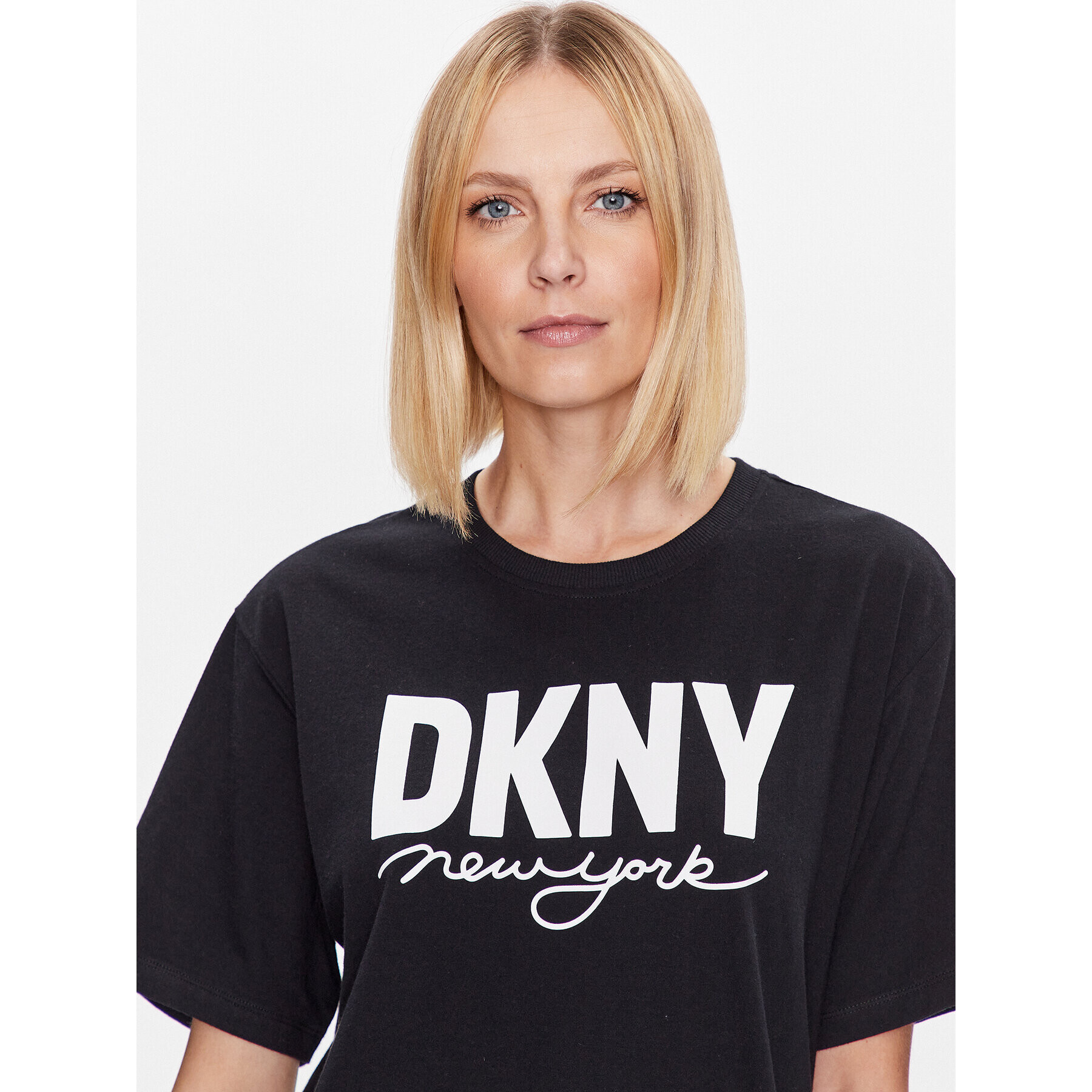 DKNY Sport Tričko DP3T9323 Čierna Classic Fit - Pepit.sk