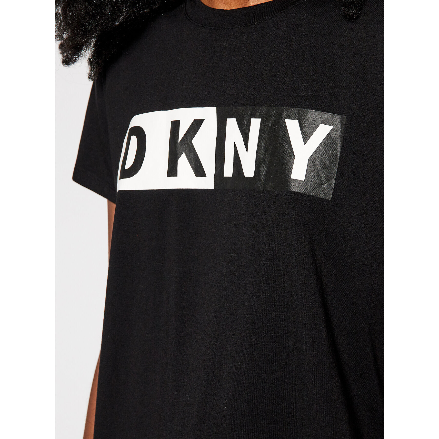 DKNY Sport Tričko DP8T5894 Čierna Regular Fit - Pepit.sk