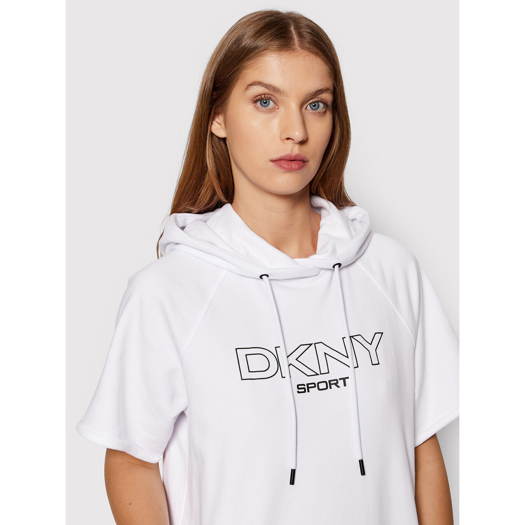 DKNY Sport Úpletové šaty DP1D4601 Biela Regular Fit - Pepit.sk