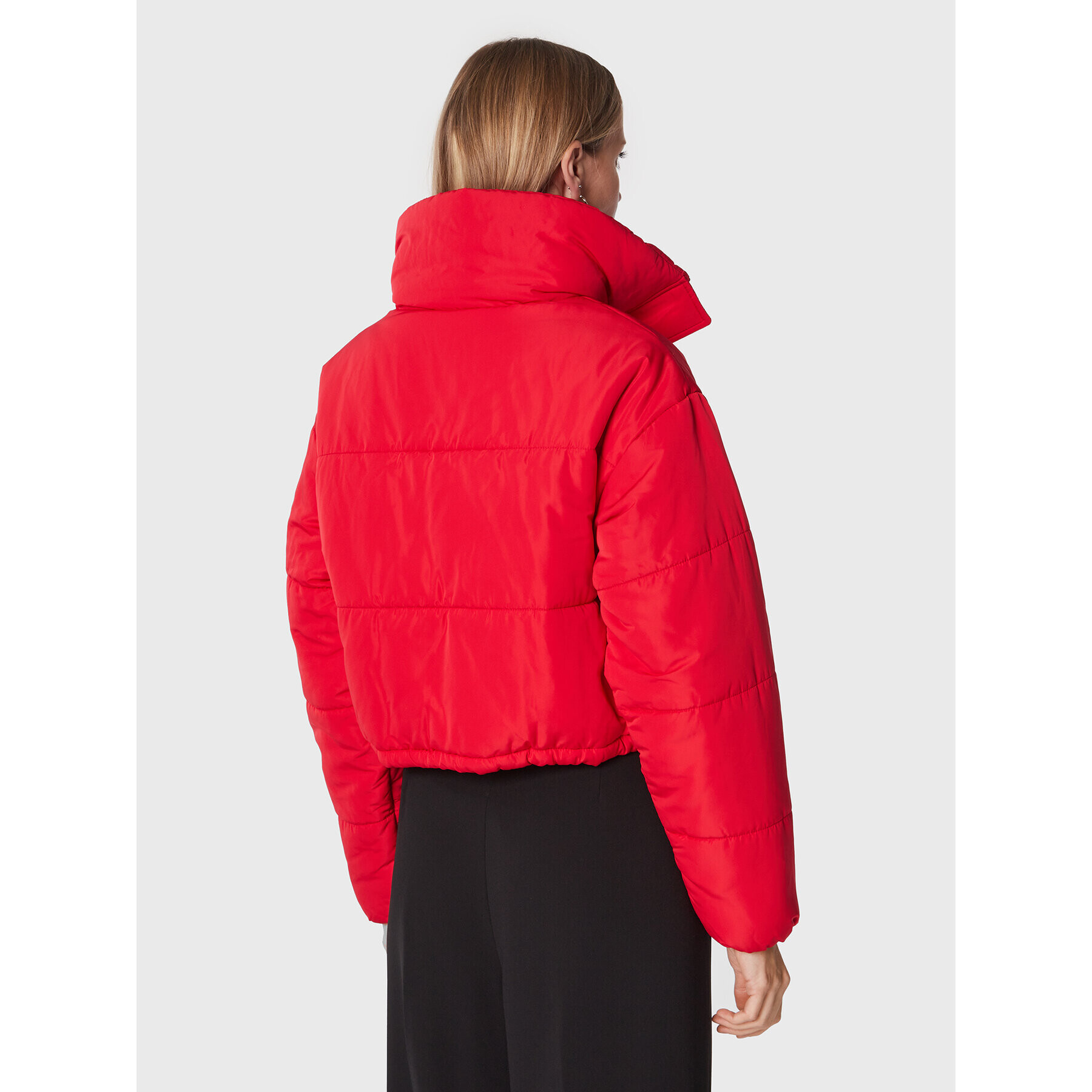 DKNY Sport Vatovaná bunda DP2J9196 Červená Oversize - Pepit.sk