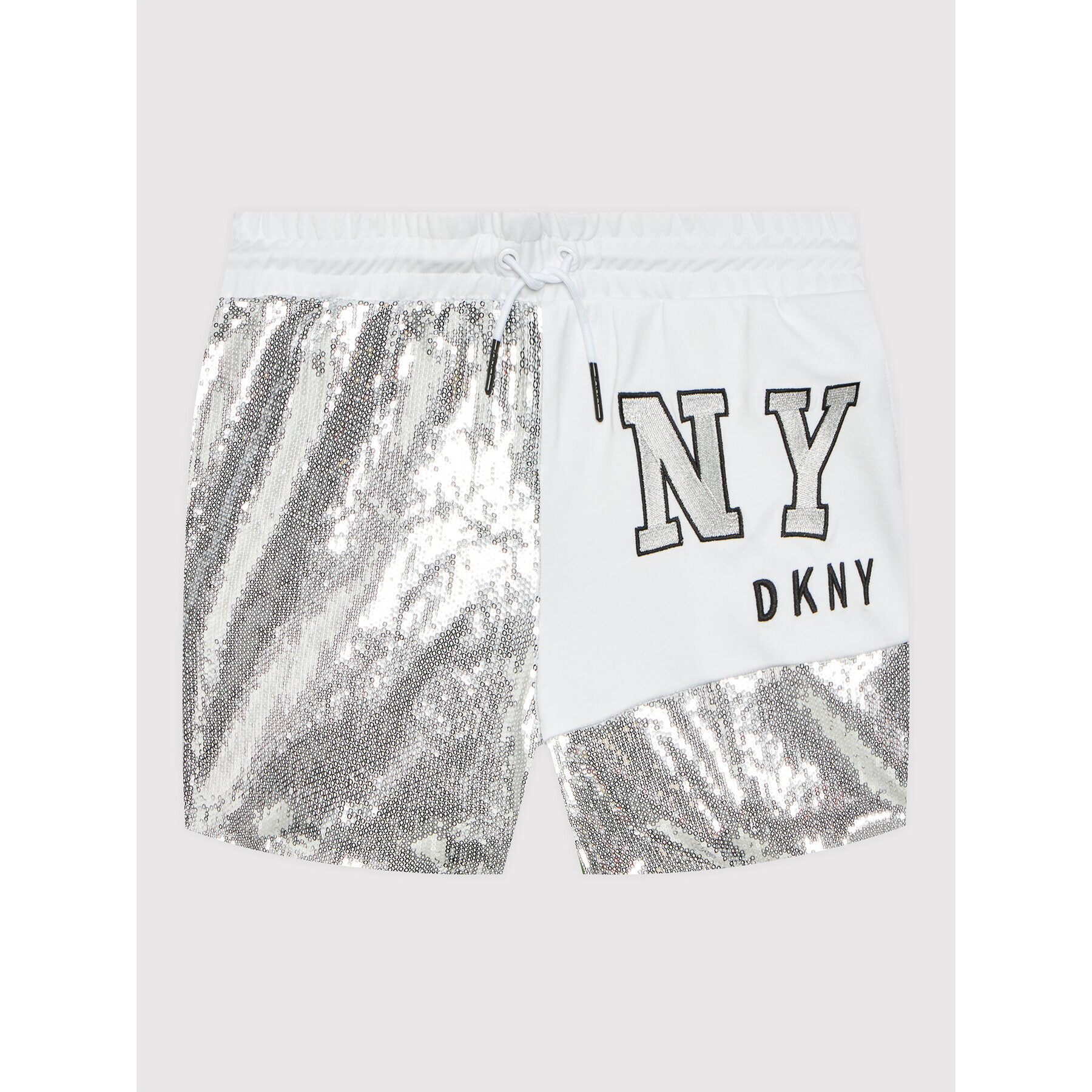 DKNY Športové kraťasy D34A60 S Biela Regular Fit - Pepit.sk