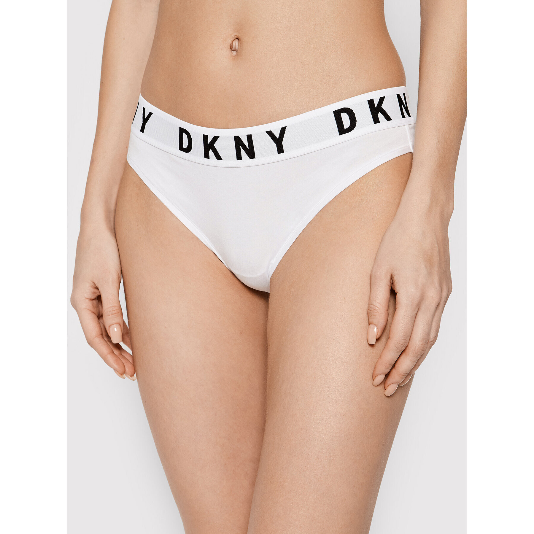 DKNY Stringové nohavičky DK4529 Biela - Pepit.sk