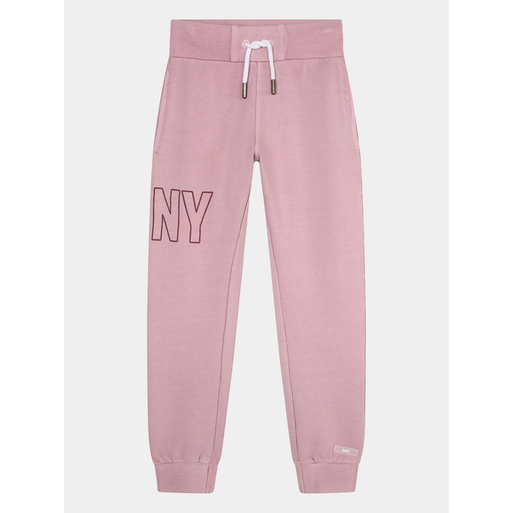 DKNY Teplákové nohavice D54000 D Ružová Regular Fit - Pepit.sk