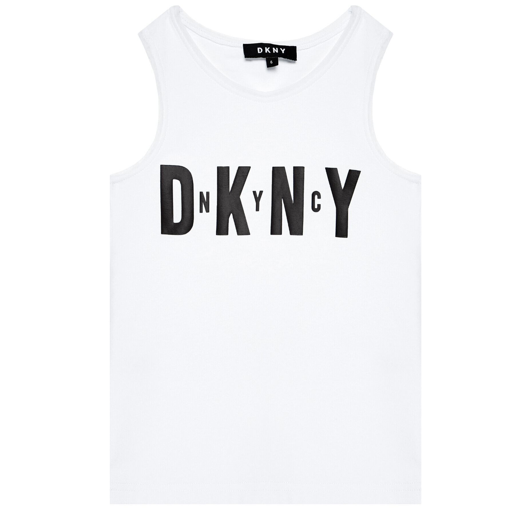 DKNY Top D35R21 S Biela Regular Fit - Pepit.sk