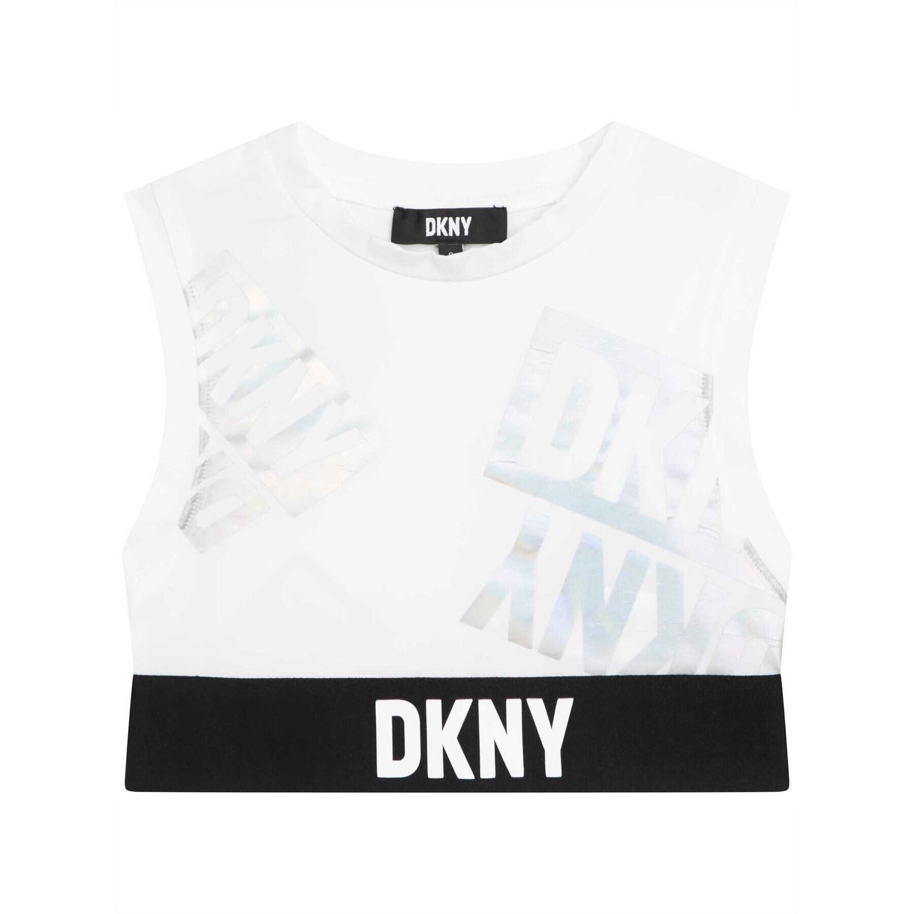 DKNY Top D35S90 D Biela Regular Fit - Pepit.sk