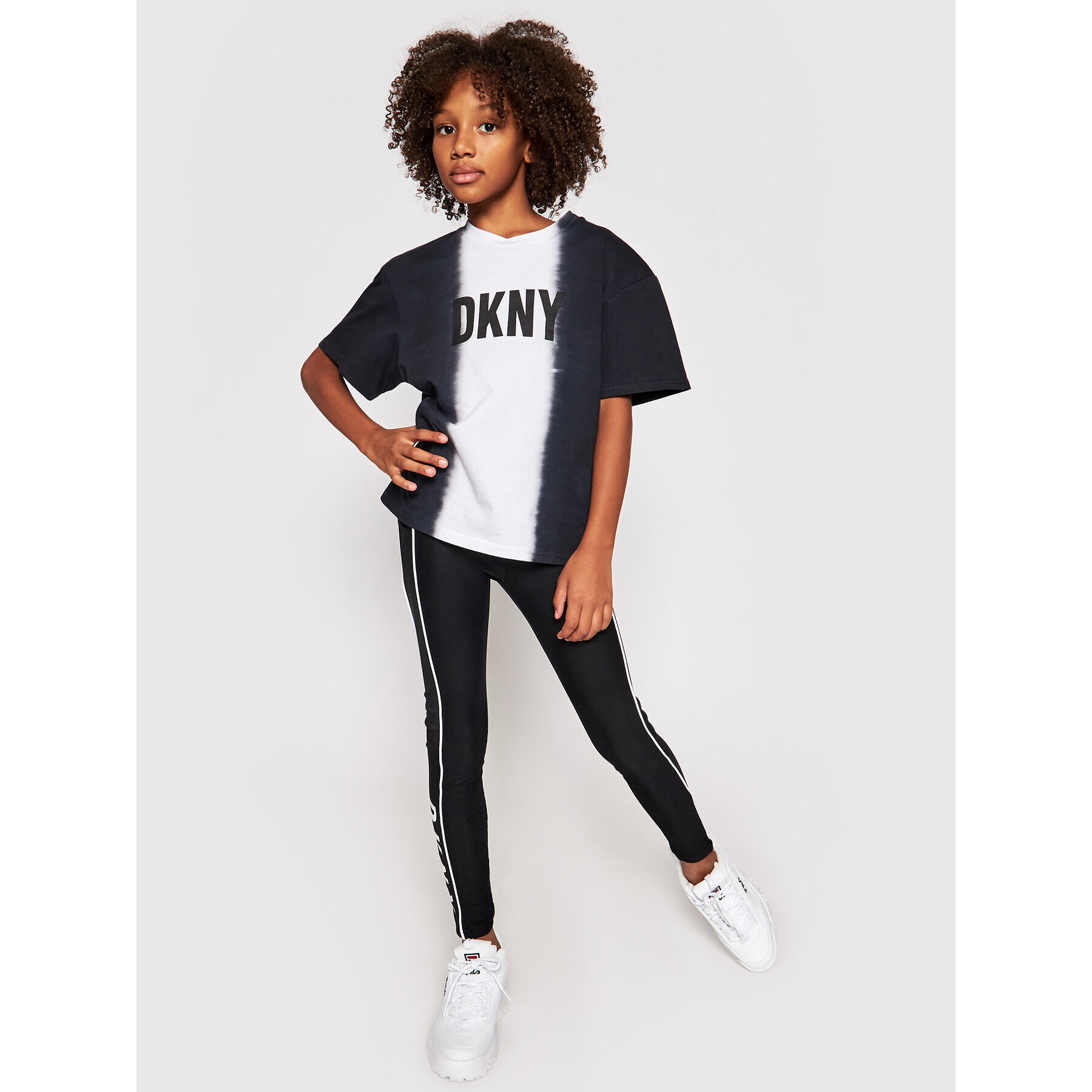 DKNY Tričko D35R31 S Čierna Regular Fit - Pepit.sk