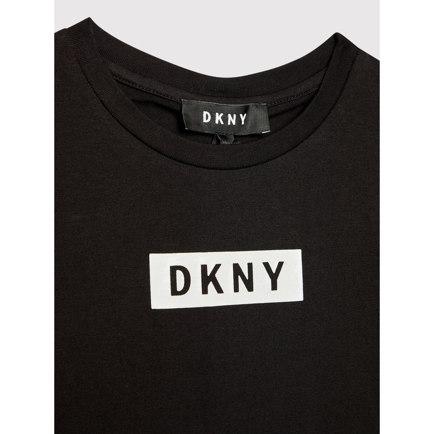 DKNY Tričko D35R93 M Čierna Regular Fit - Pepit.sk