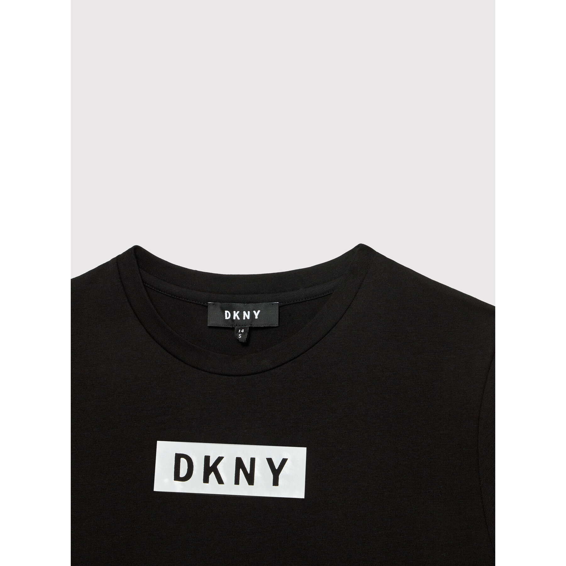 DKNY Tričko D35R93 S Čierna Regular FIt - Pepit.sk