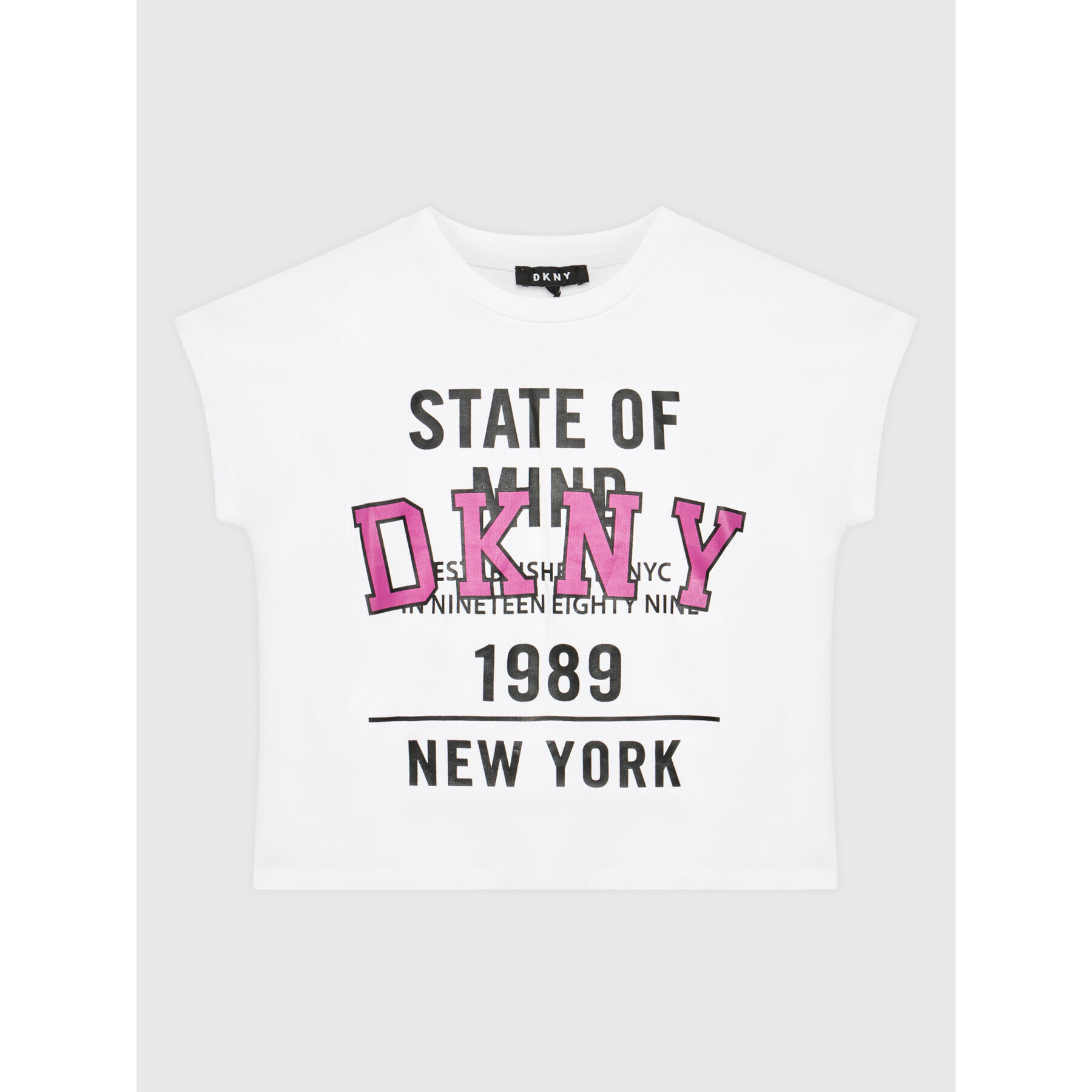 DKNY Tričko D35S01 M Biela Relaxed Fit - Pepit.sk