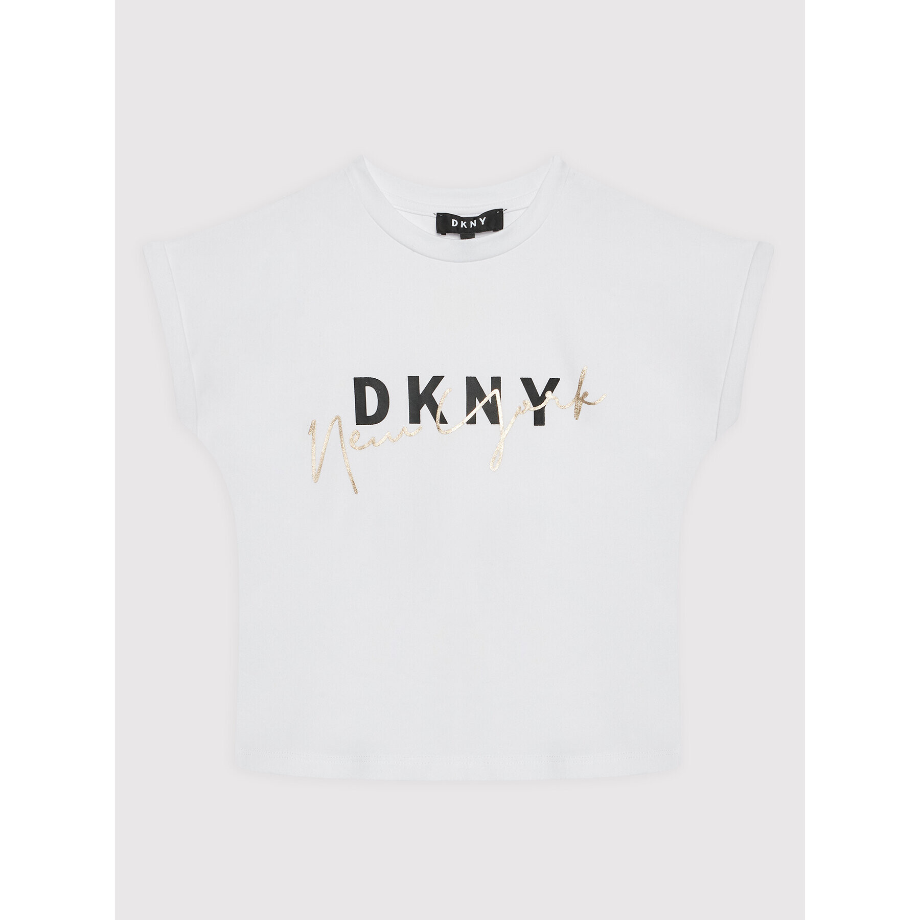 DKNY Tričko D35S02 S Biela Regular Fit - Pepit.sk