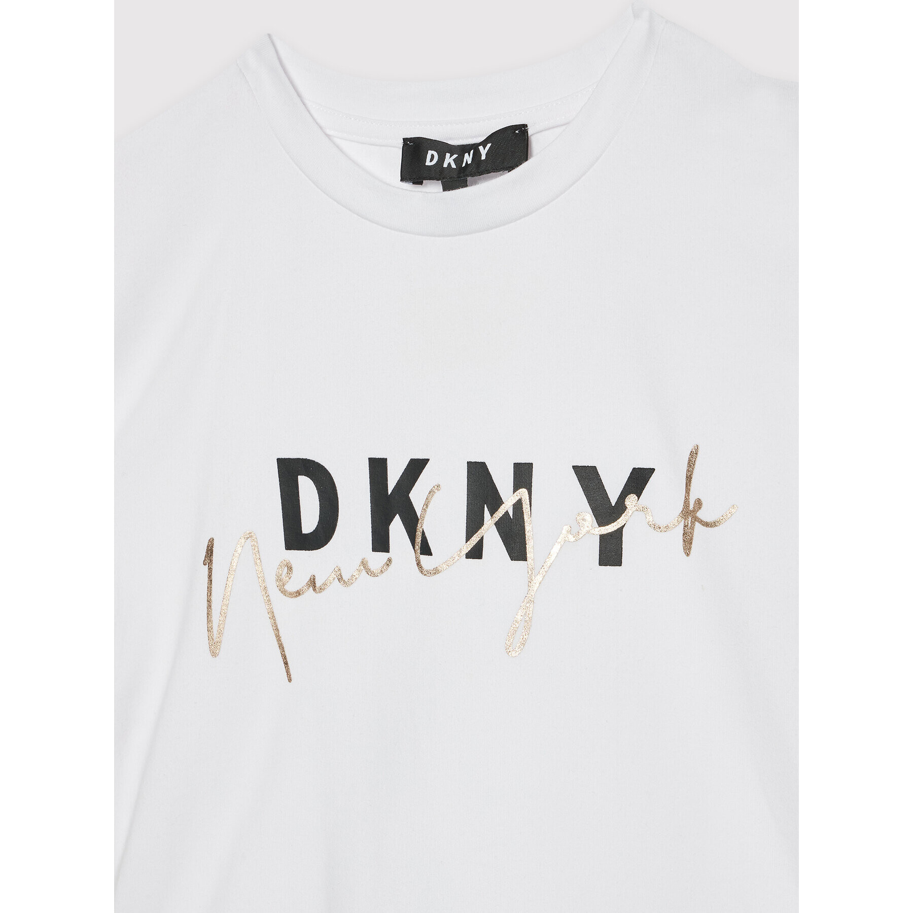 DKNY Tričko D35S02 S Biela Regular Fit - Pepit.sk