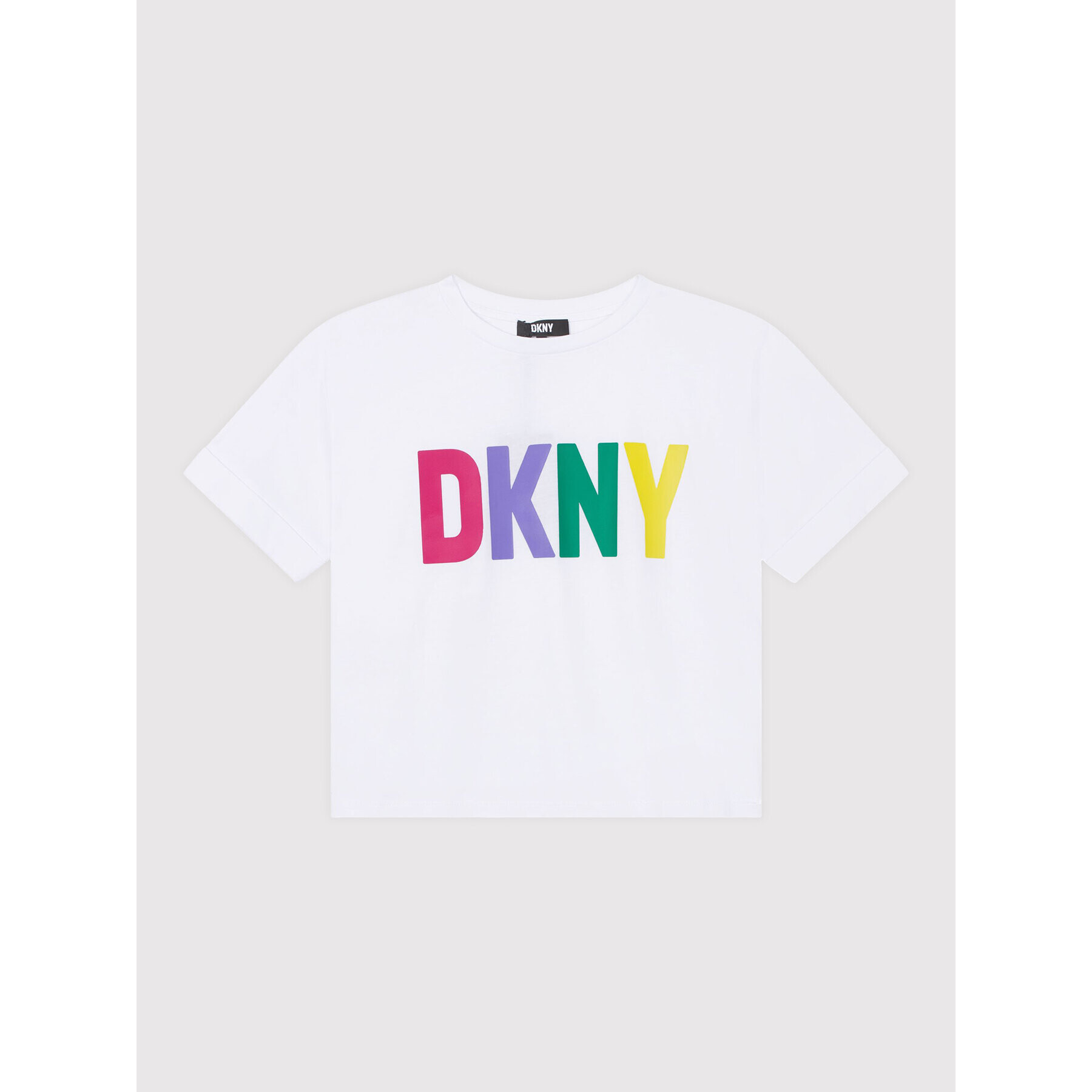 DKNY Tričko D35S31 M Biela Relaxed Fit - Pepit.sk