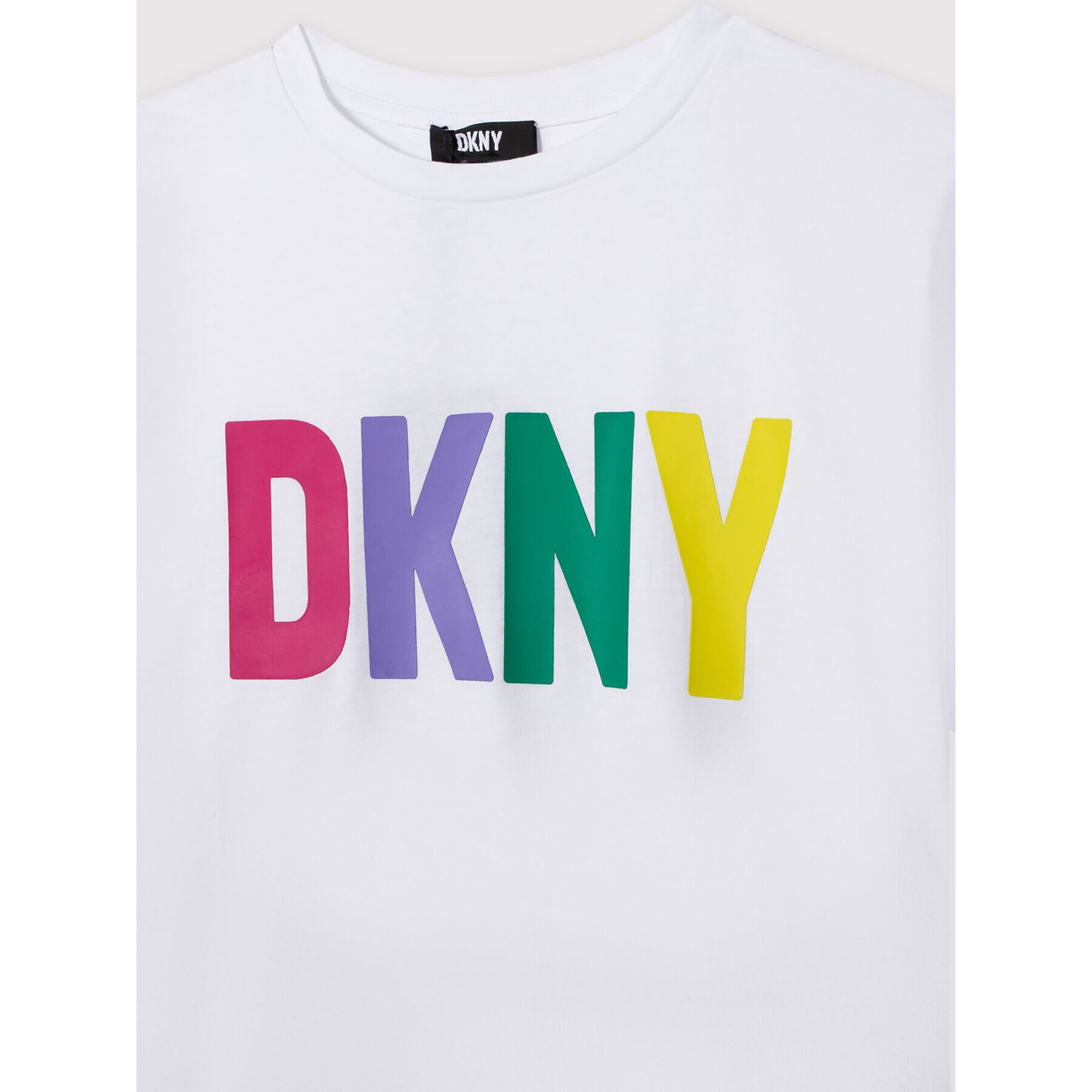 DKNY Tričko D35S31 M Biela Relaxed Fit - Pepit.sk