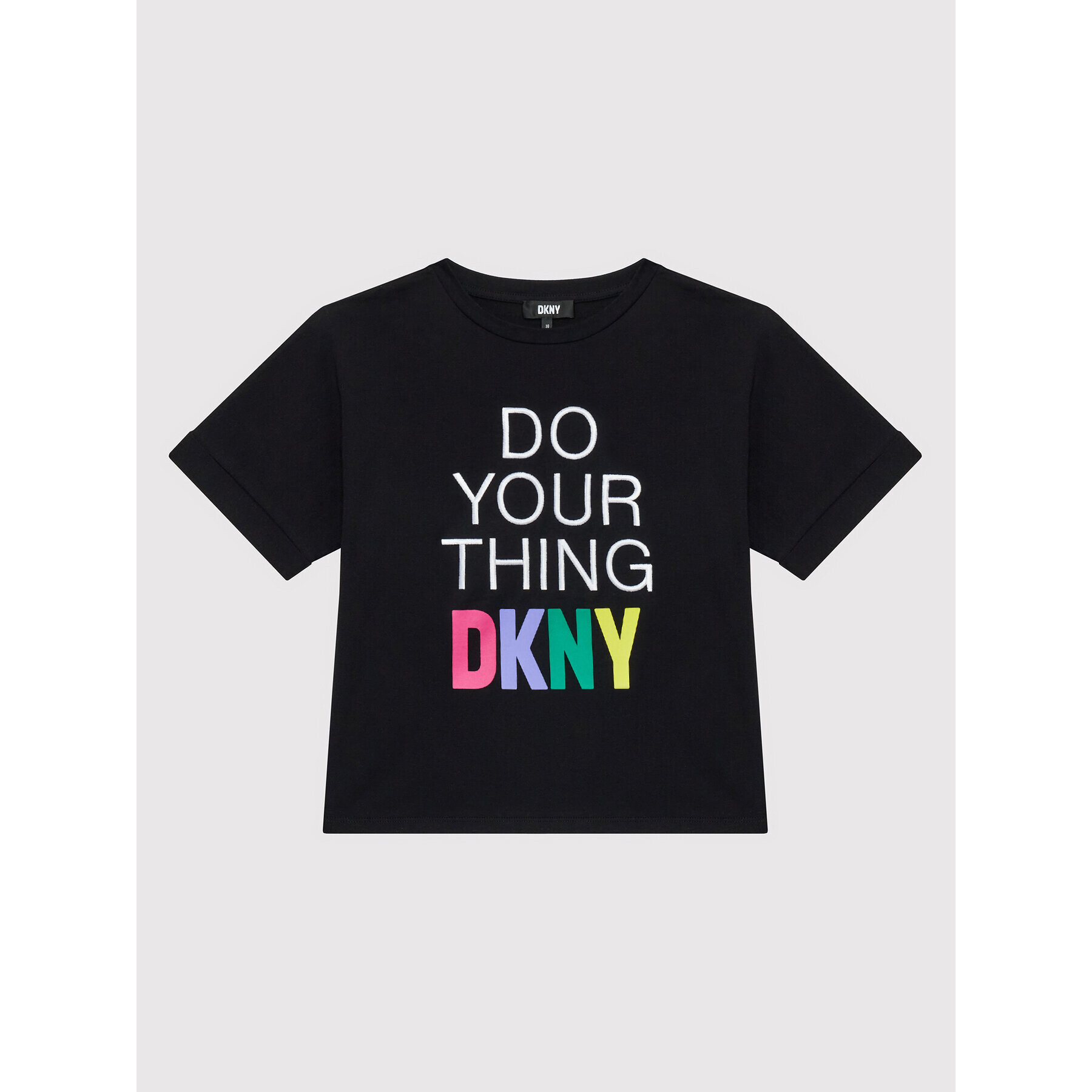 DKNY Tričko D35S31 M Čierna Relaxed Fit - Pepit.sk