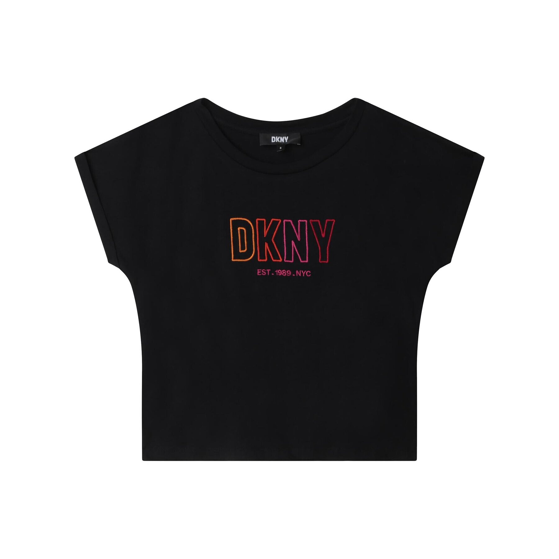 DKNY Tričko D35S82 D Čierna Regular Fit - Pepit.sk