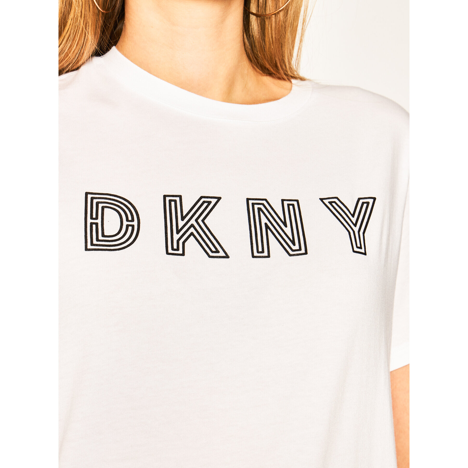 DKNY Tričko DP0T7440 Biela Regular Fit - Pepit.sk