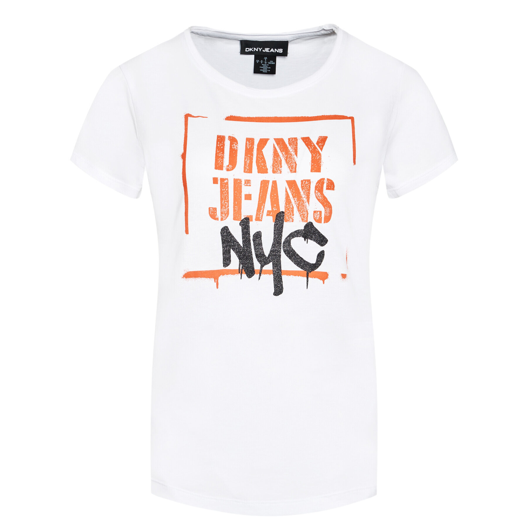 DKNY Tričko E0EZZDFA Biela Regular Fit - Pepit.sk