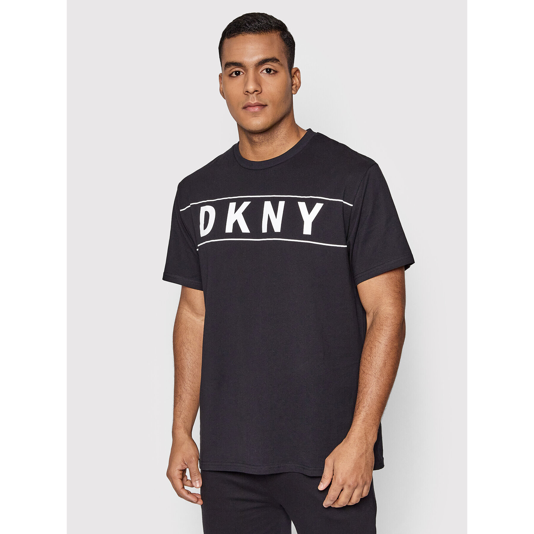 DKNY Tričko N5_6712_DKY Čierna Regular Fit - Pepit.sk