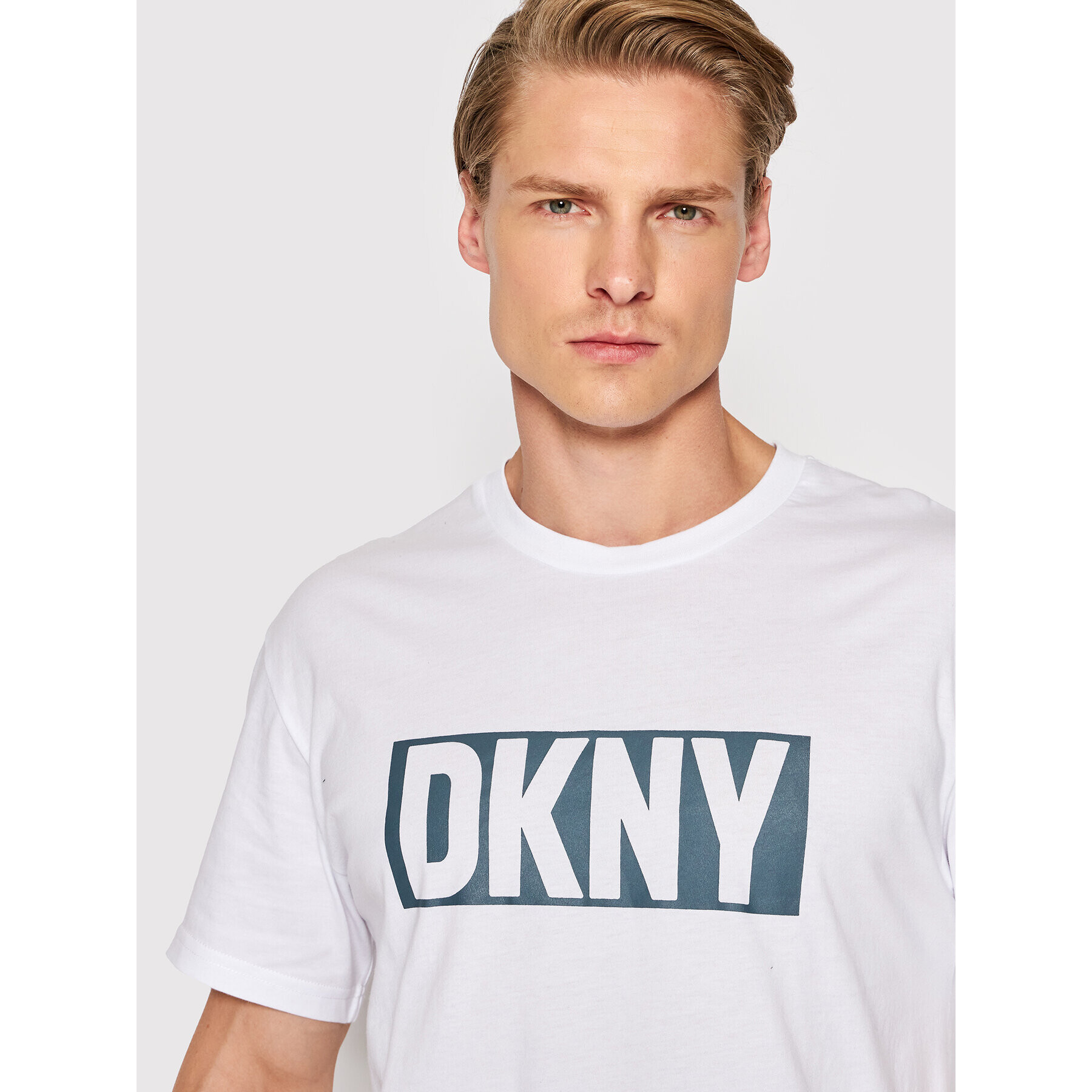 DKNY Tričko N5_6810_DKY Biela Regular Fit - Pepit.sk