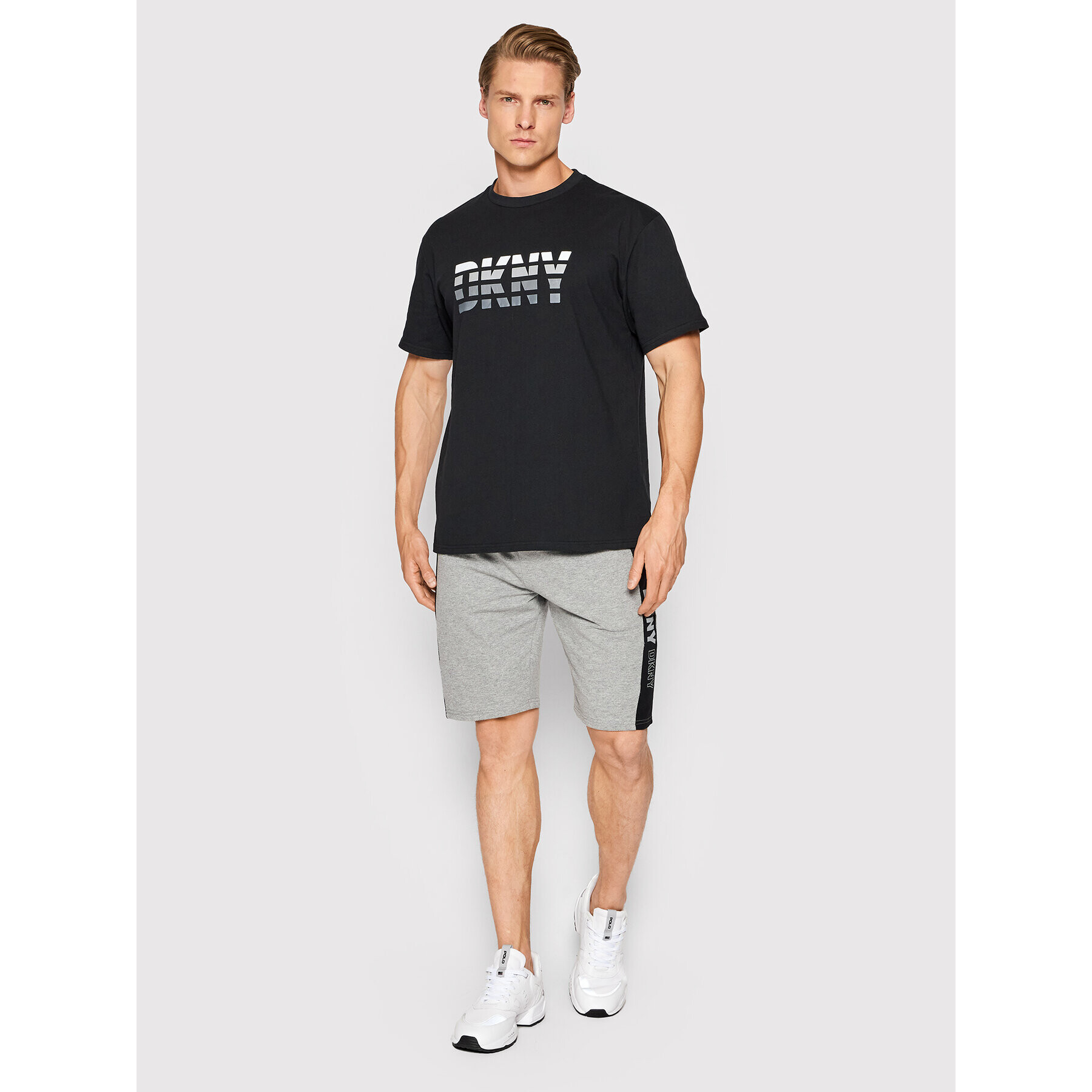 DKNY Tričko N5_6820_DKY Čierna Regular Fit - Pepit.sk