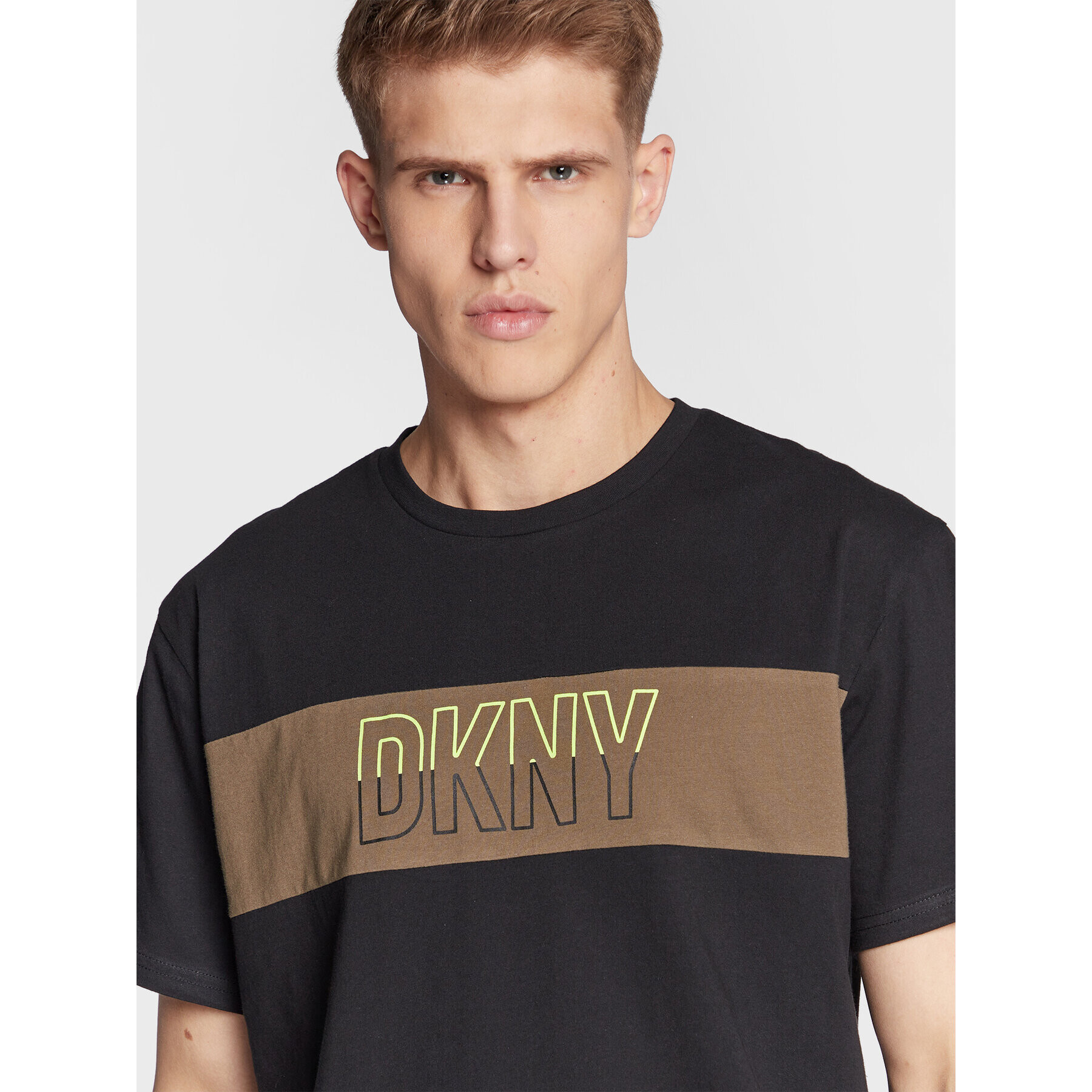 DKNY Tričko N5_6860_DKY Čierna Relaxed Fit - Pepit.sk