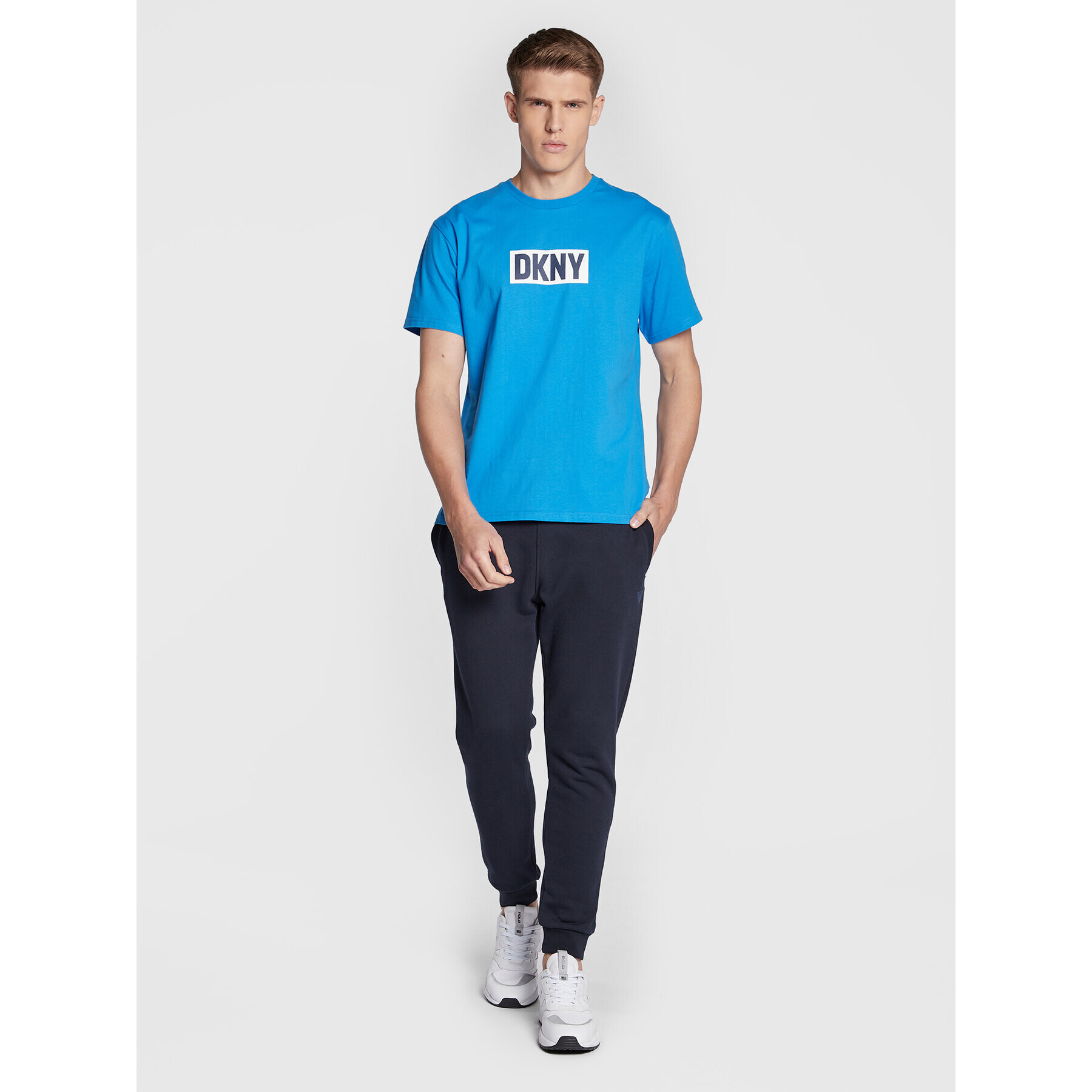 DKNY Tričko N5_6876_DKY Modrá Regular Fit - Pepit.sk