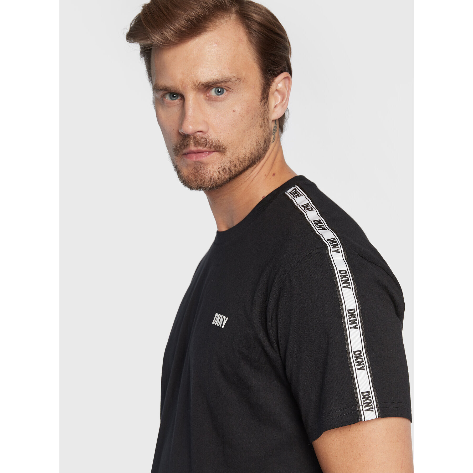 DKNY Tričko N5_6884_DKY Čierna Regular Fit - Pepit.sk