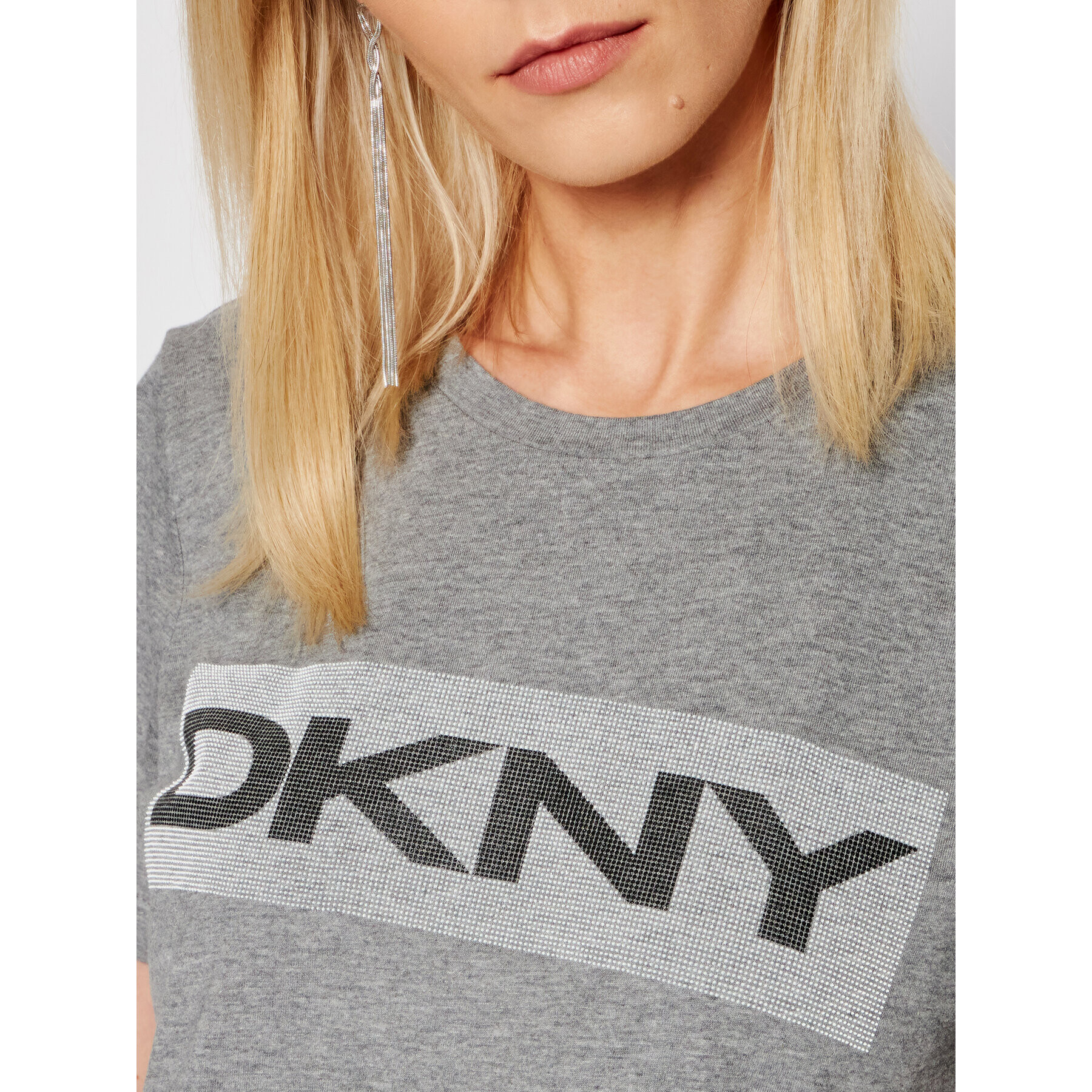 DKNY Tričko P02ARCNA Sivá Regular Fit - Pepit.sk