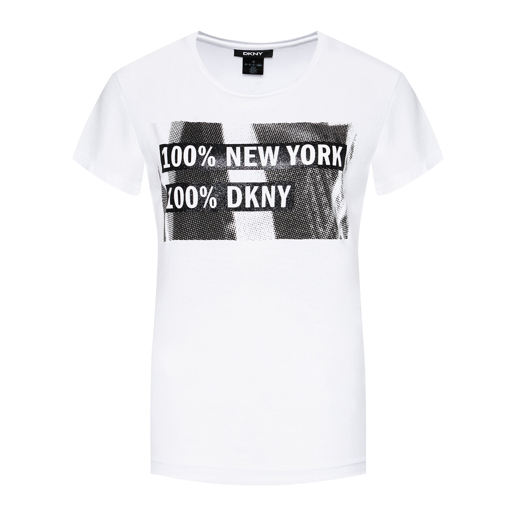 DKNY Tričko P02HBCNA Biela Regular Fit - Pepit.sk