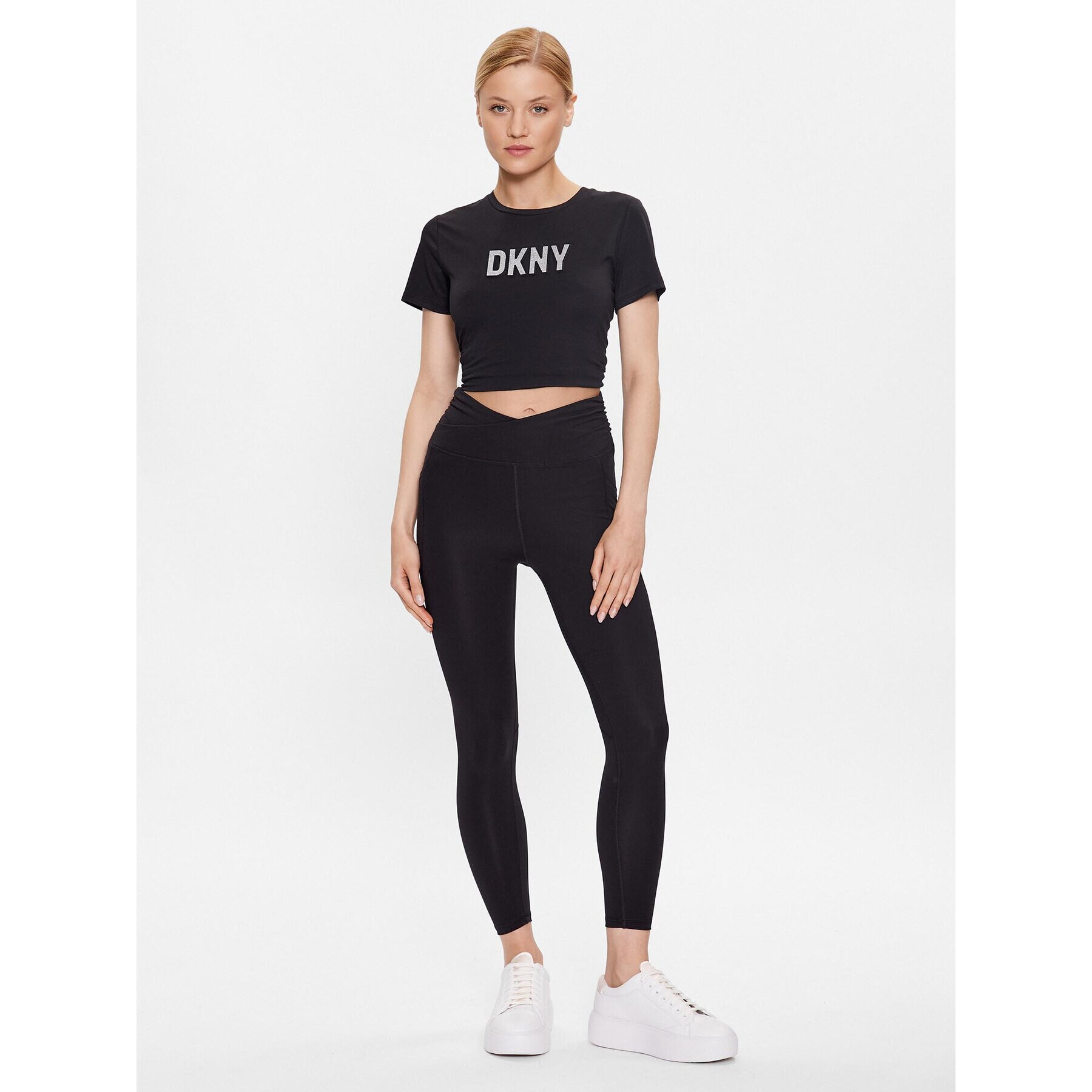 DKNY Tričko P03ZBDNA Čierna Regular Fit - Pepit.sk