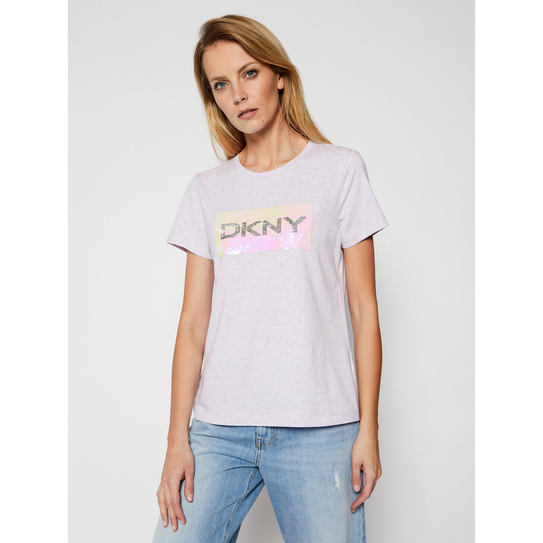 DKNY Tričko P0KWZDNA Ružová Regular Fit - Pepit.sk