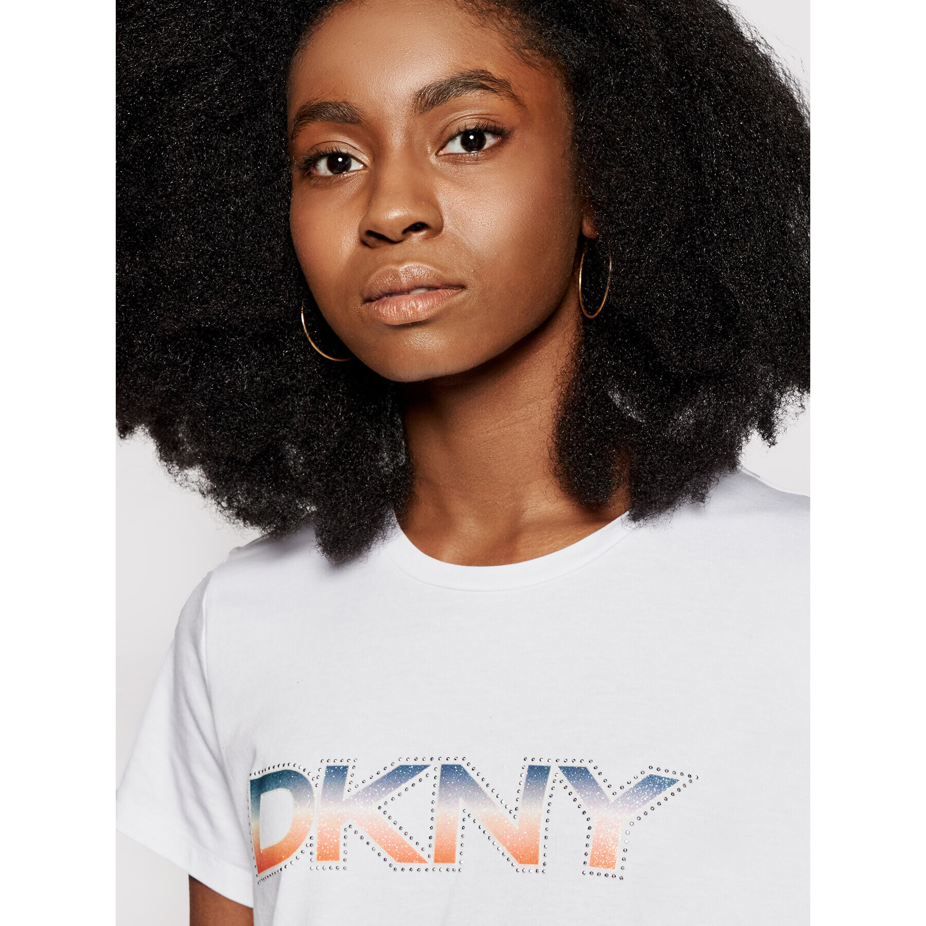 DKNY Tričko P1AVZDNA Biela Regular Fit - Pepit.sk