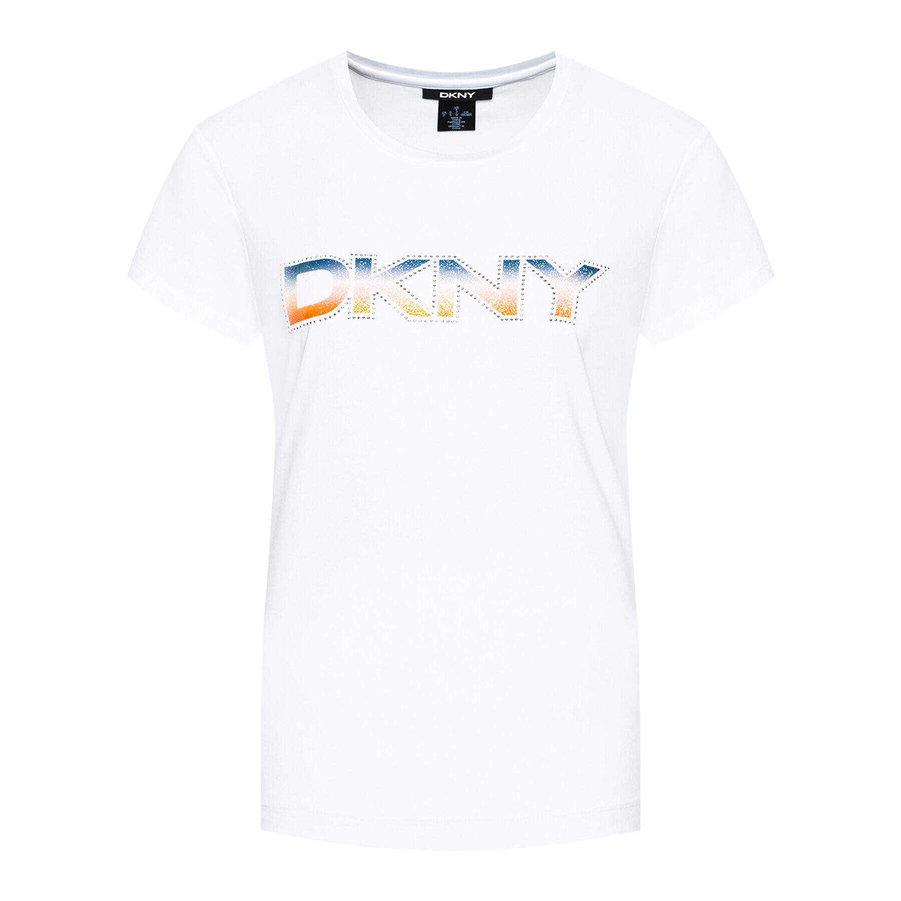 DKNY Tričko P1AVZDNA Biela Regular Fit - Pepit.sk