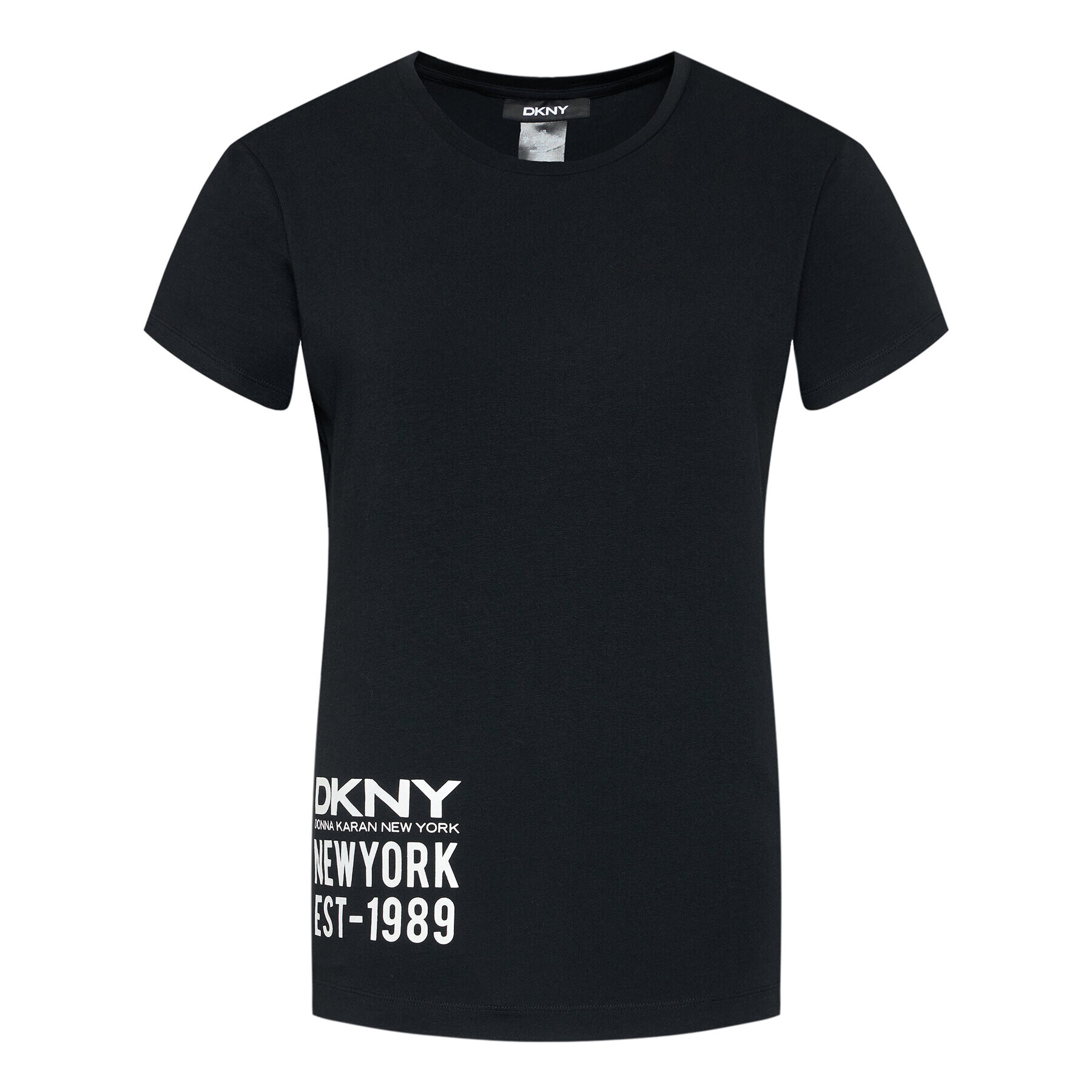 DKNY Tričko P1DTFDNA Čierna Regular Fit - Pepit.sk