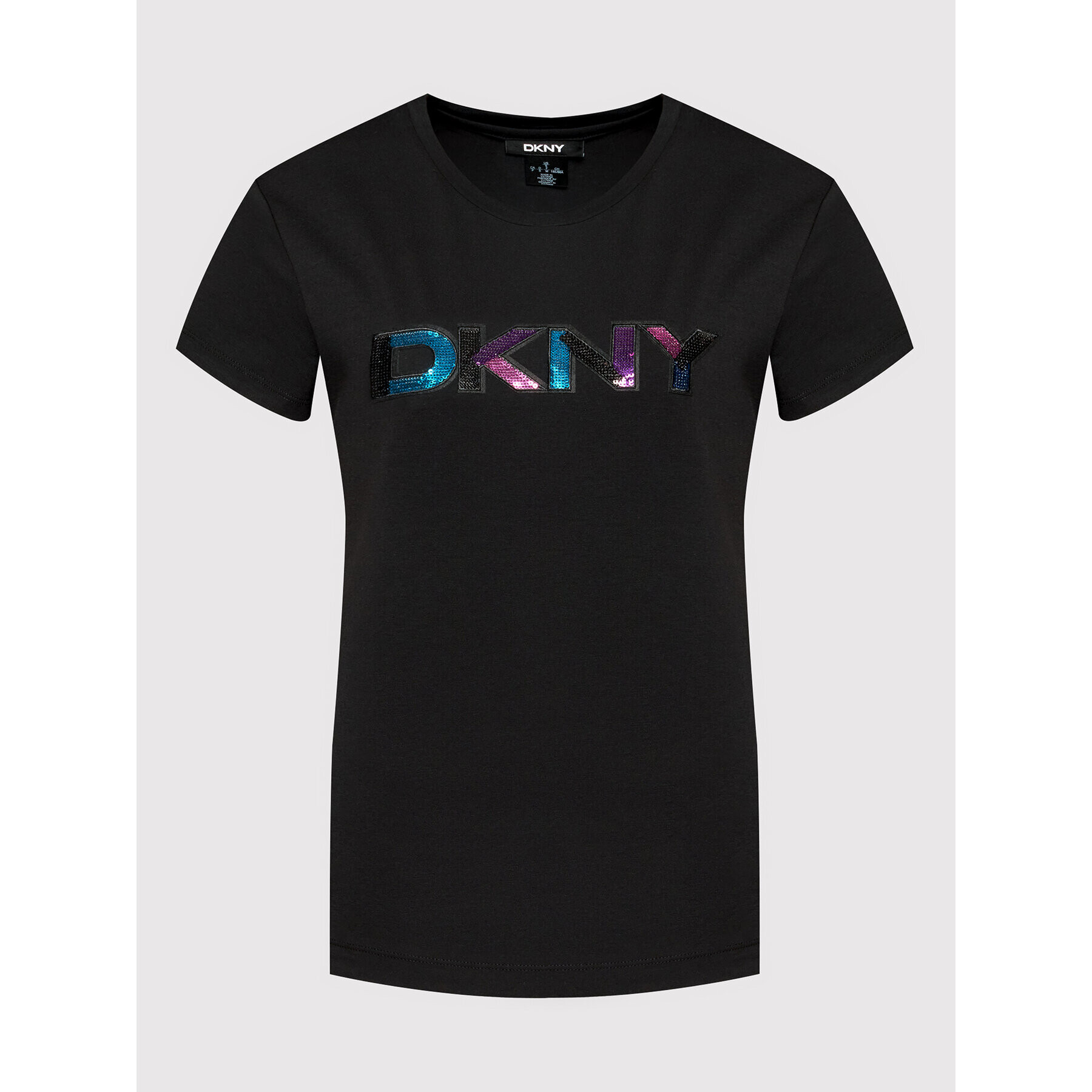 DKNY Tričko P1JMKDNA Čierna Regular Fit - Pepit.sk