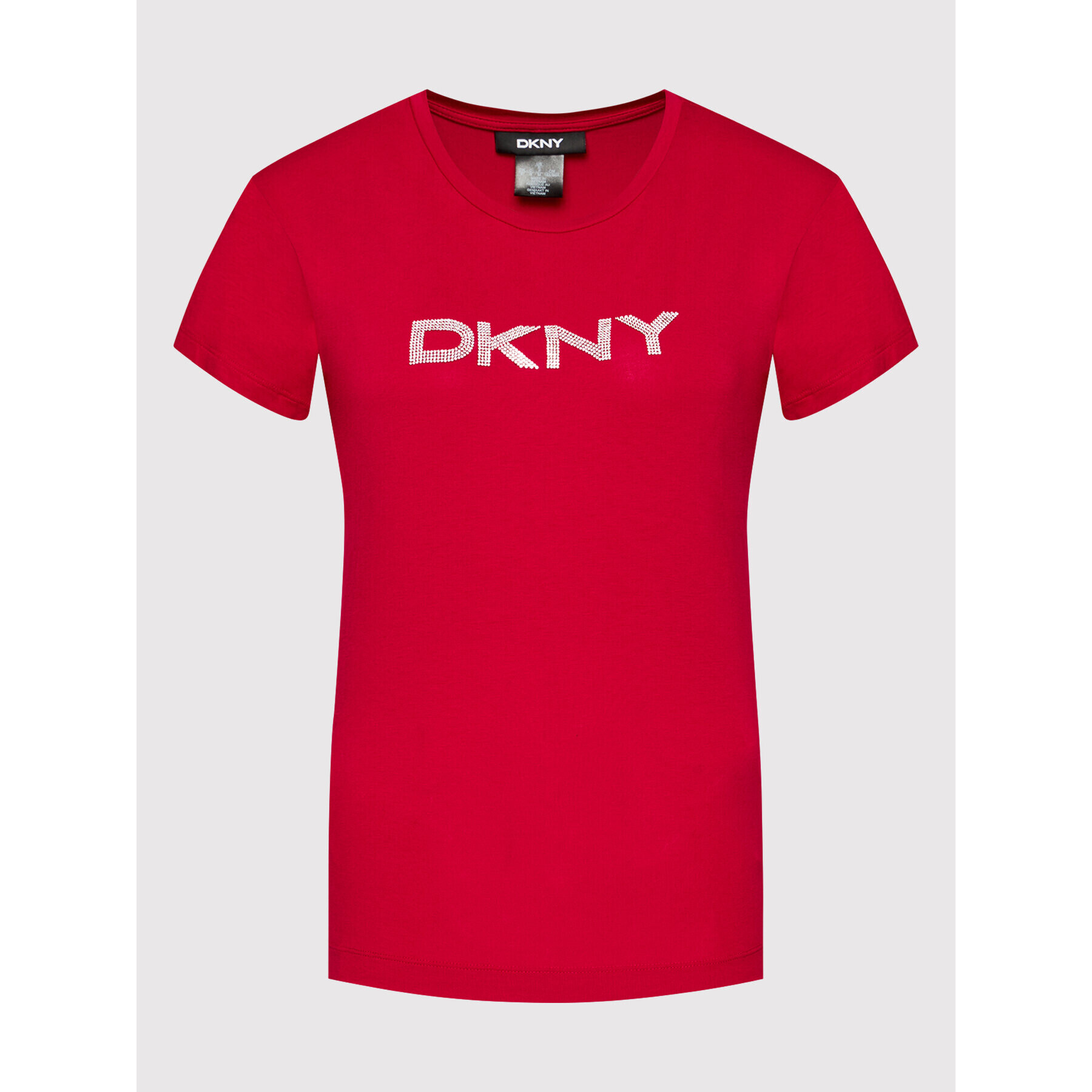 DKNY Tričko P1MRHDNA Červená Regular Fit - Pepit.sk