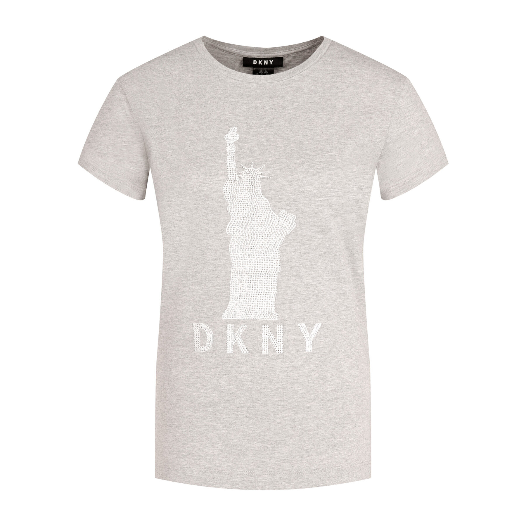 DKNY Tričko P9BH9AHK Sivá Regular Fit - Pepit.sk